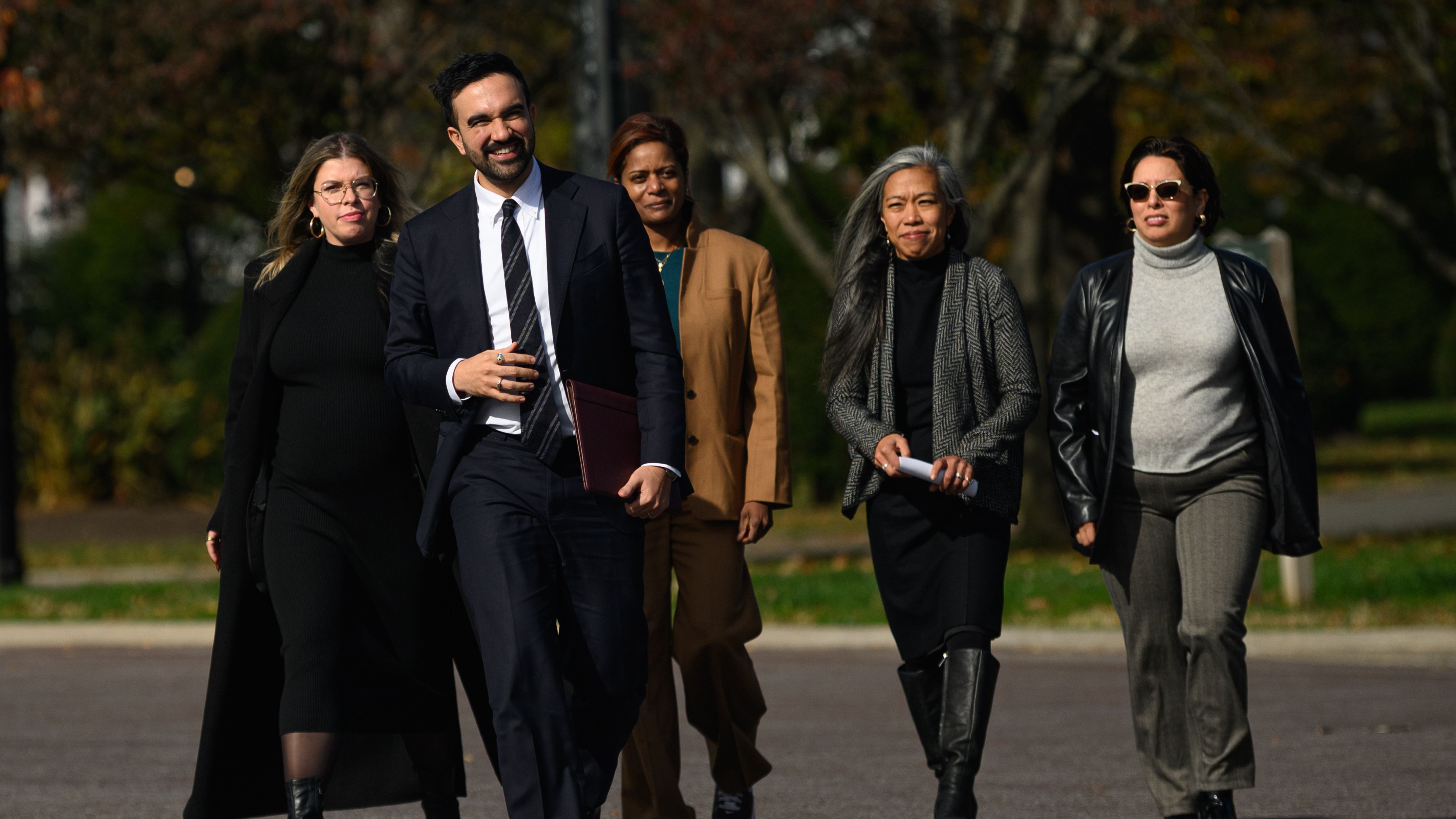 Mayor-Elect Zohran Mamdani Holds News Conference Day After Being Elected Mayor Of New York City