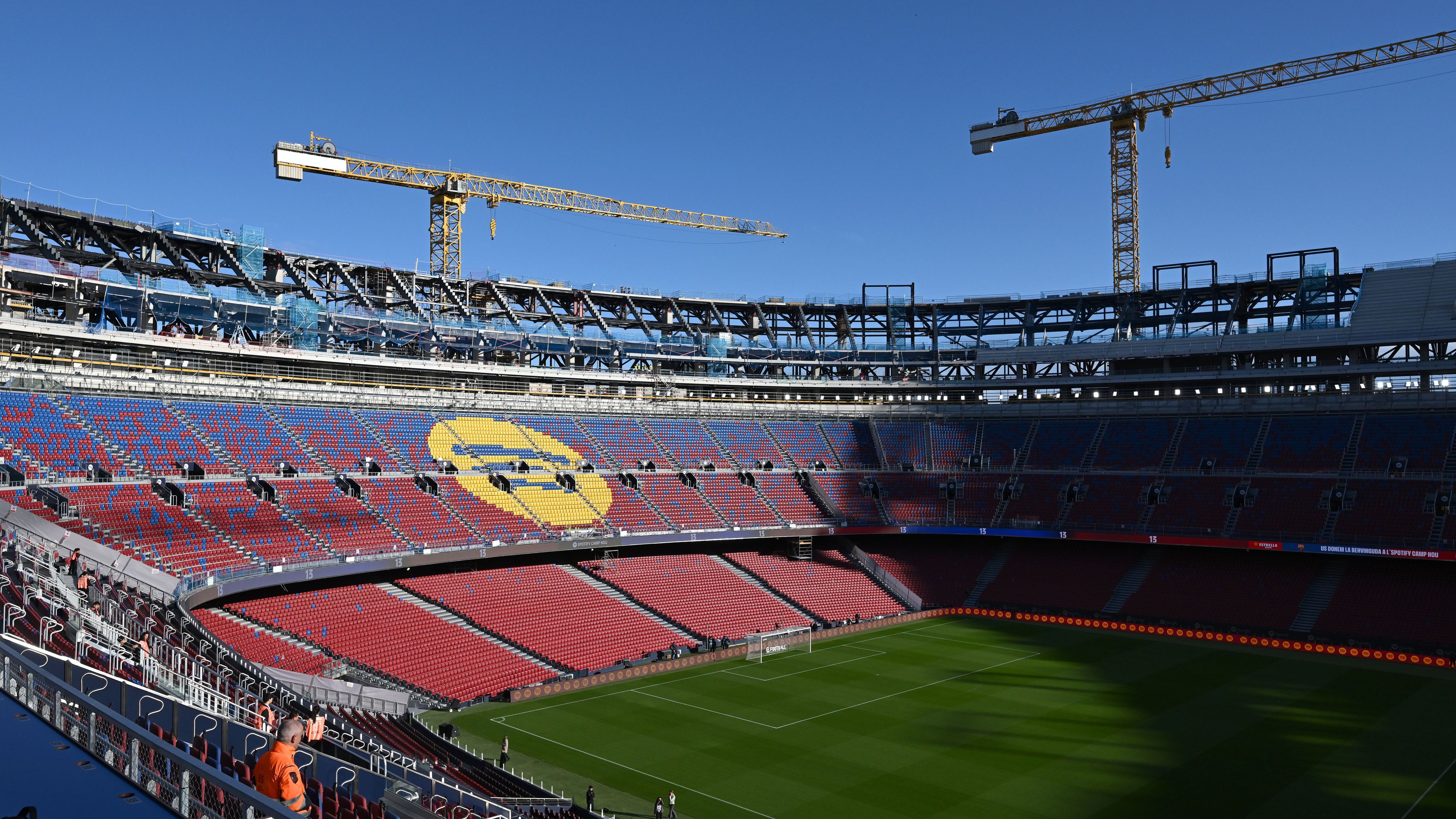 FC Barcelona Open Training Session in Spotify Camp Nou