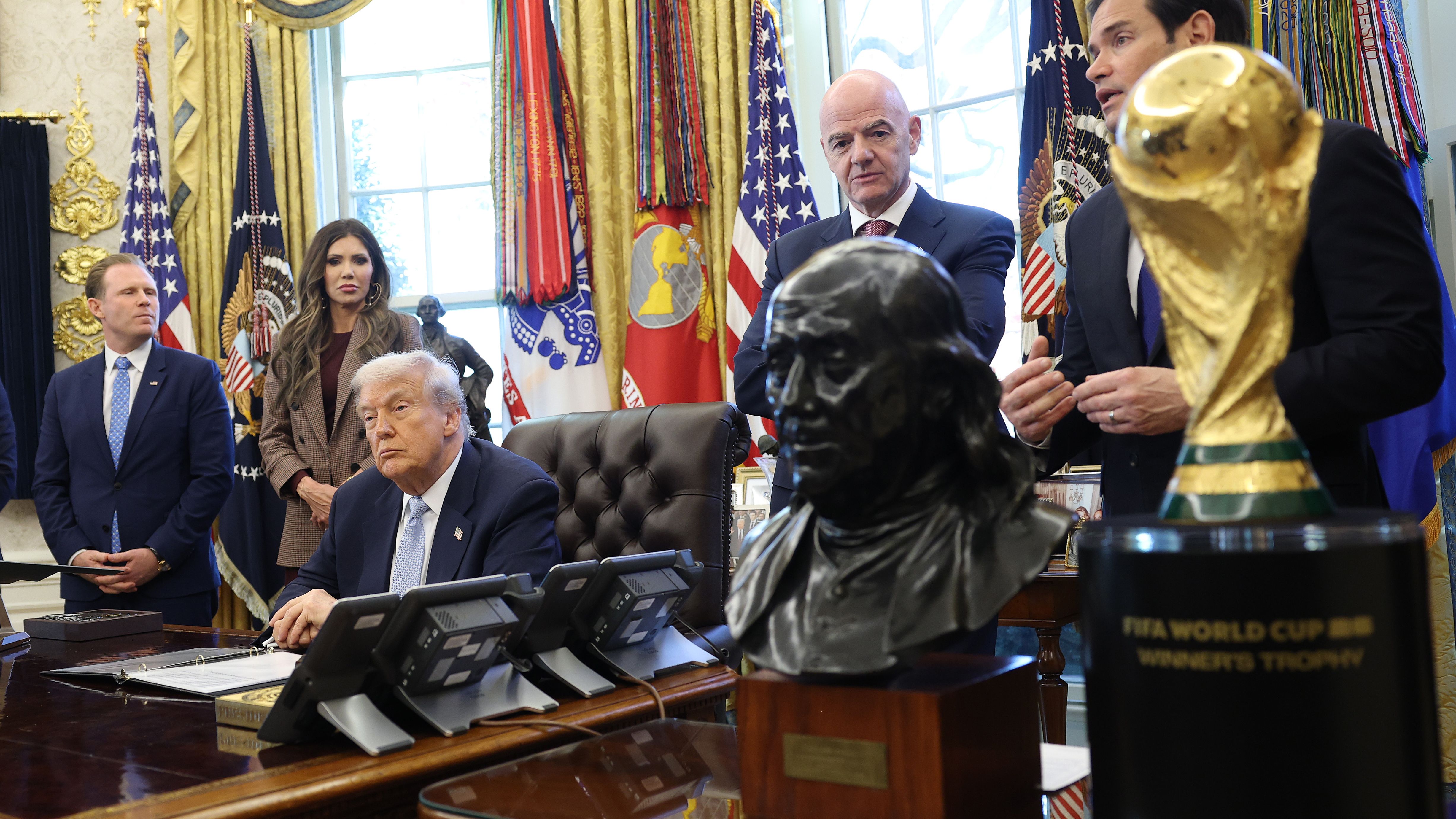 President Trump Meets With White House Task Force On FIFA World Cup