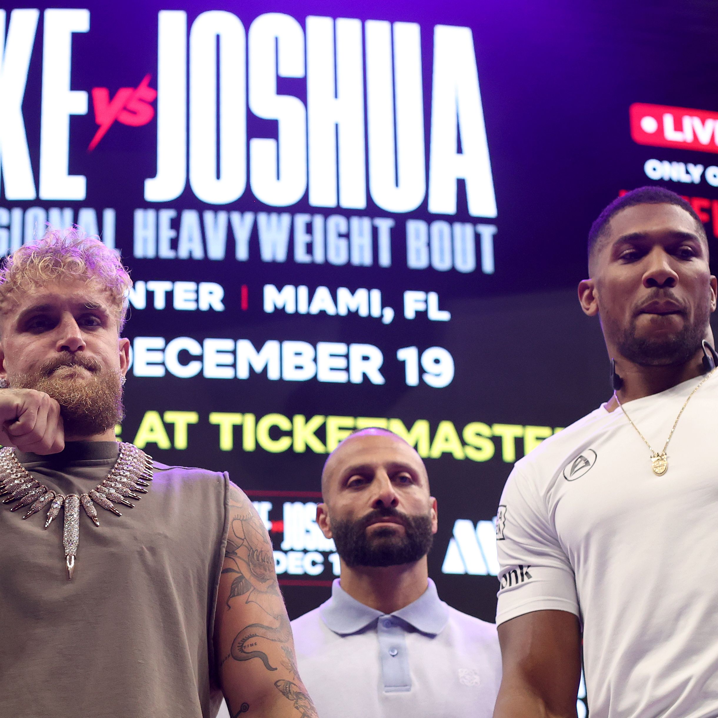 Jake Paul v Anthony Joshua - Press Conference