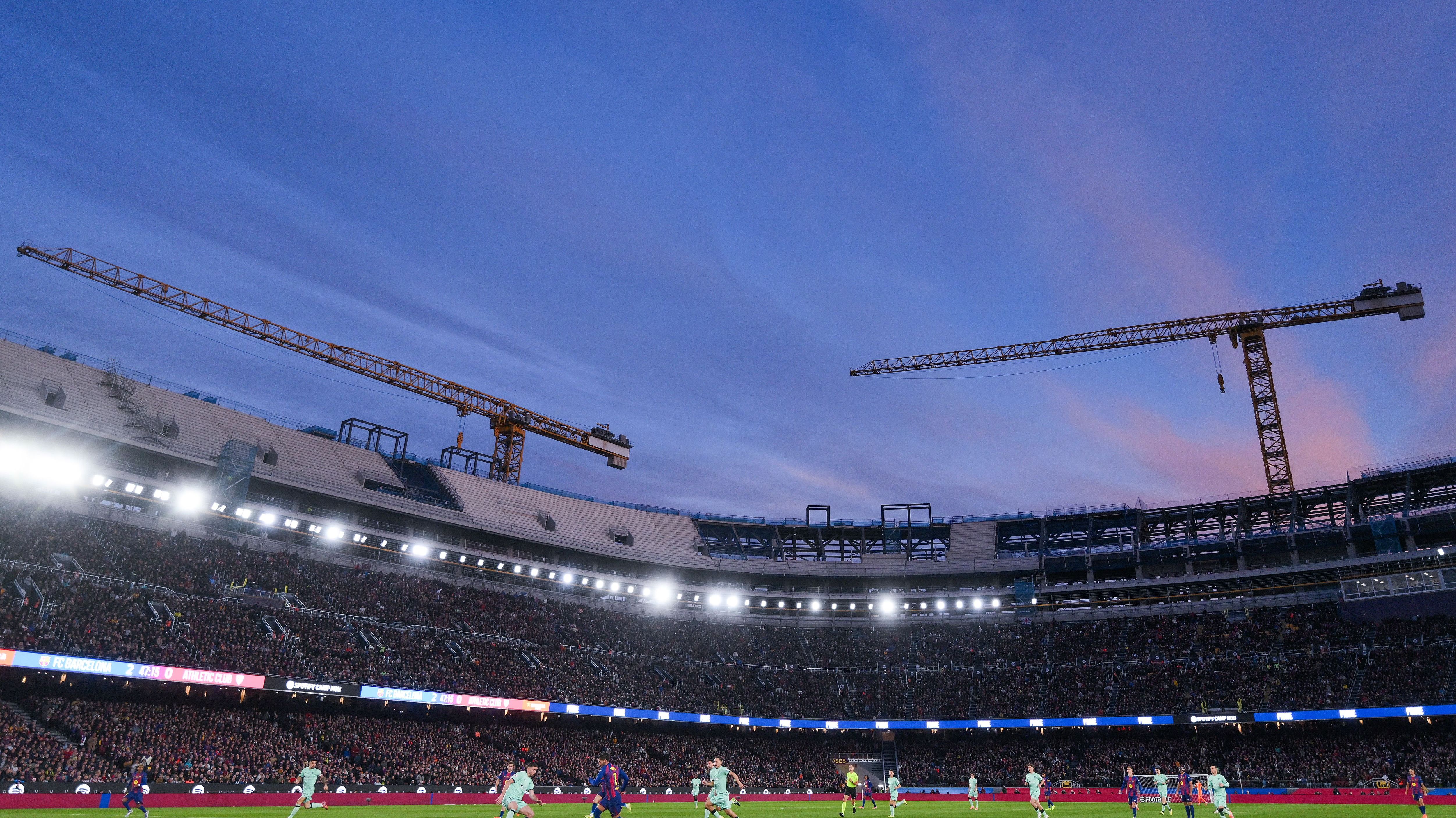 goal.com - Neil Banerjee - Barcelona won't demand &#8364;1m daily fines from Camp Nou construction company despite year-long delay to renovation