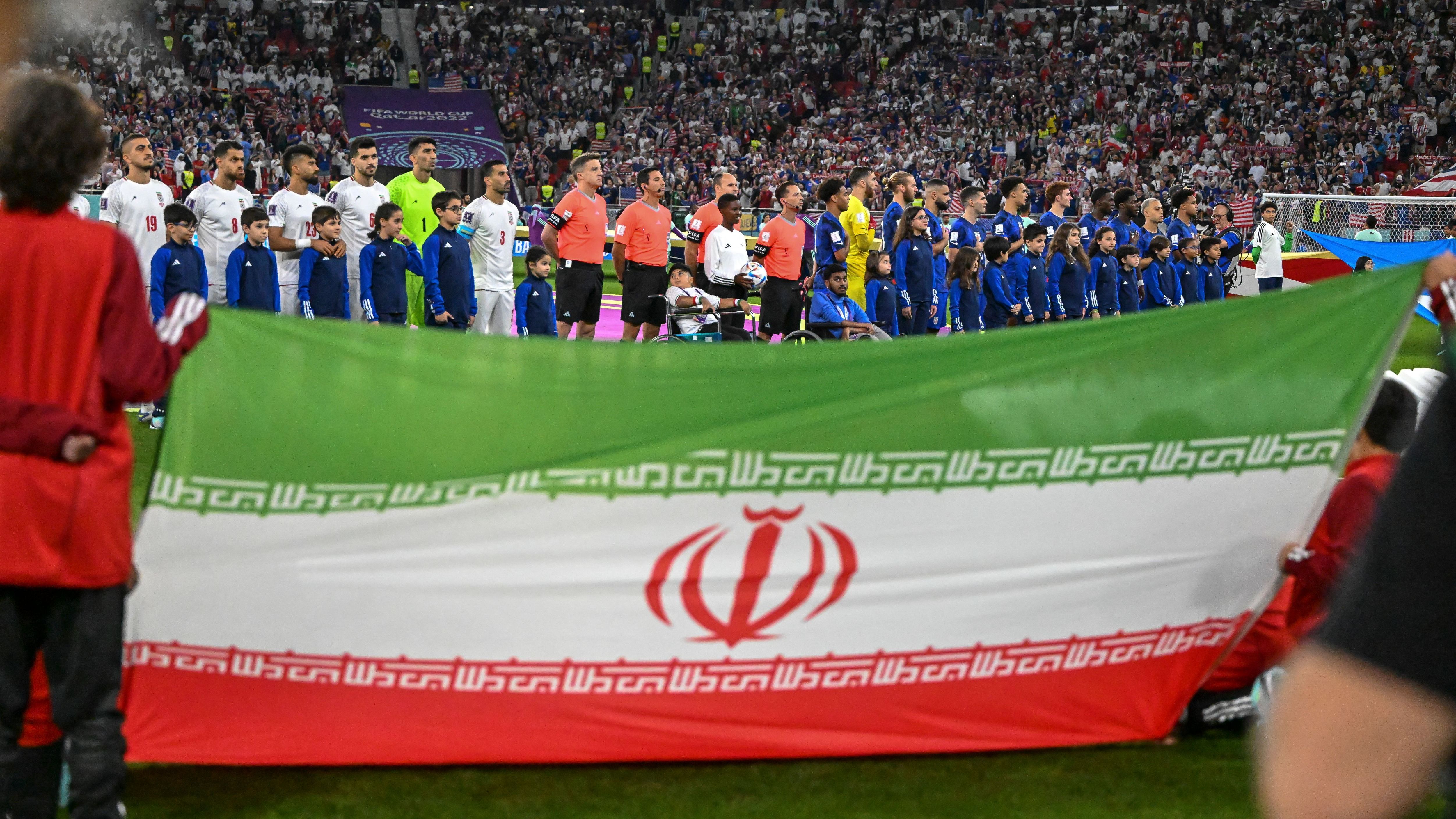 2022-World-Cup-Match-Between-USA-And-Iran-in-Qatar
