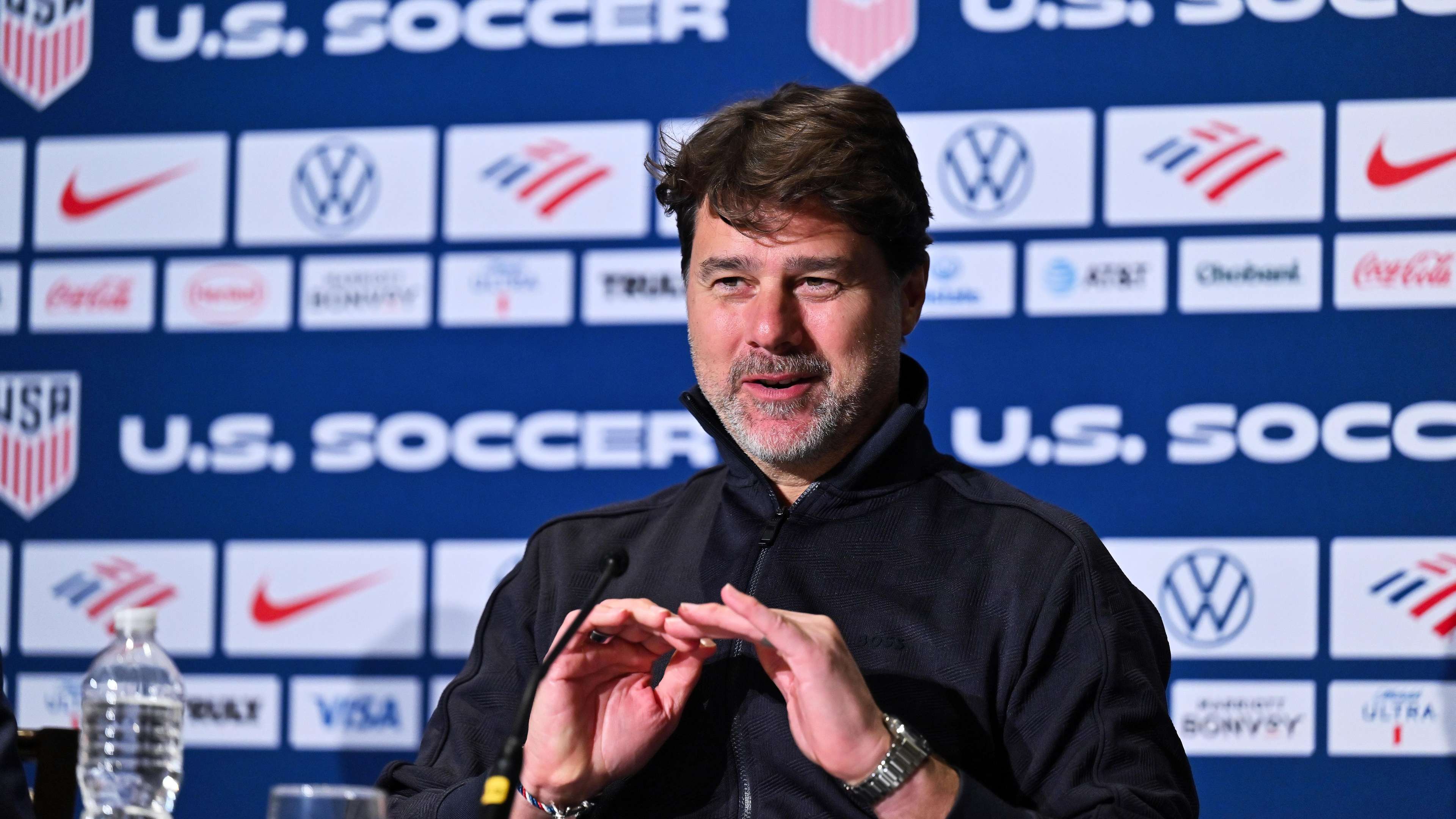 United States Coach Mauricio Pochettino Press Conference After 2026 World Cup Draw