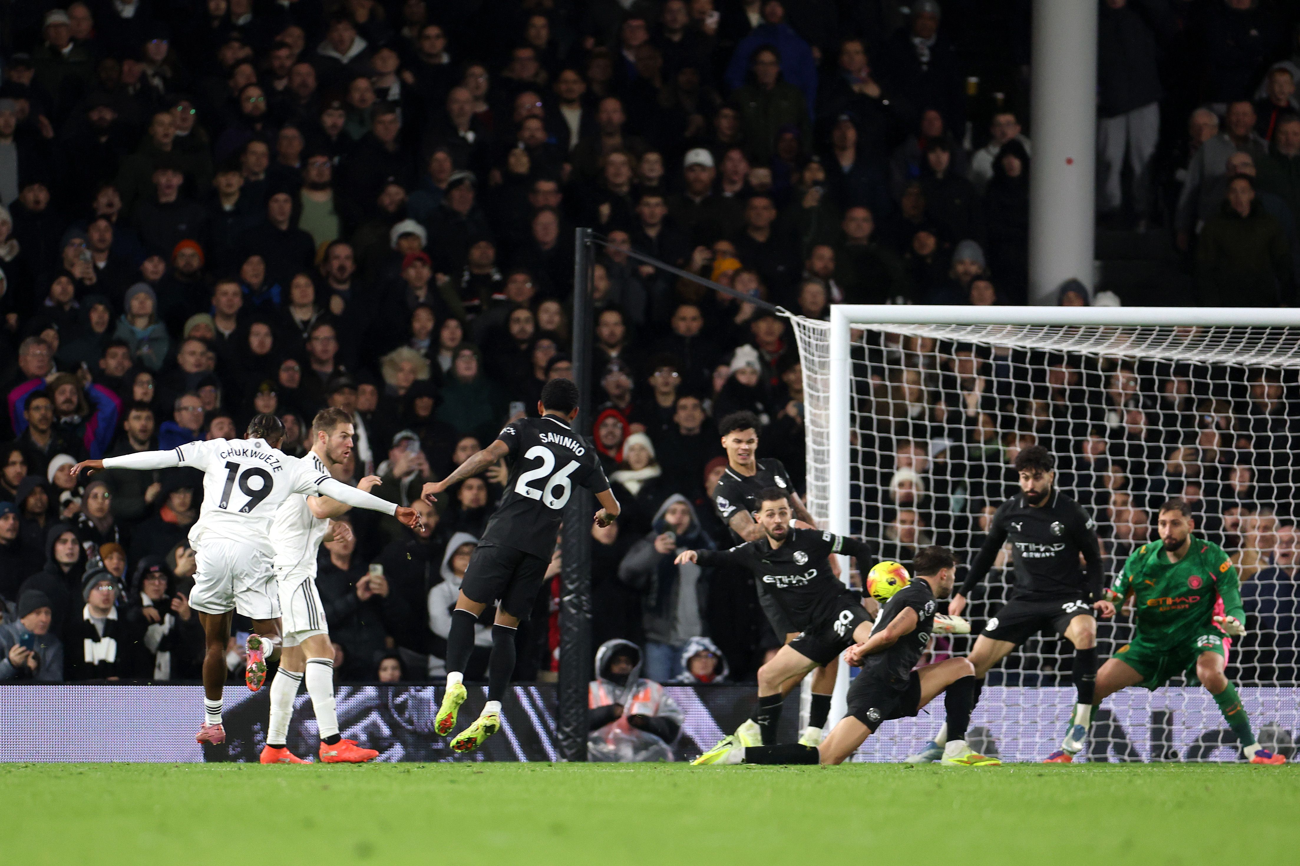 فولهام ضد مانشستر سيتي