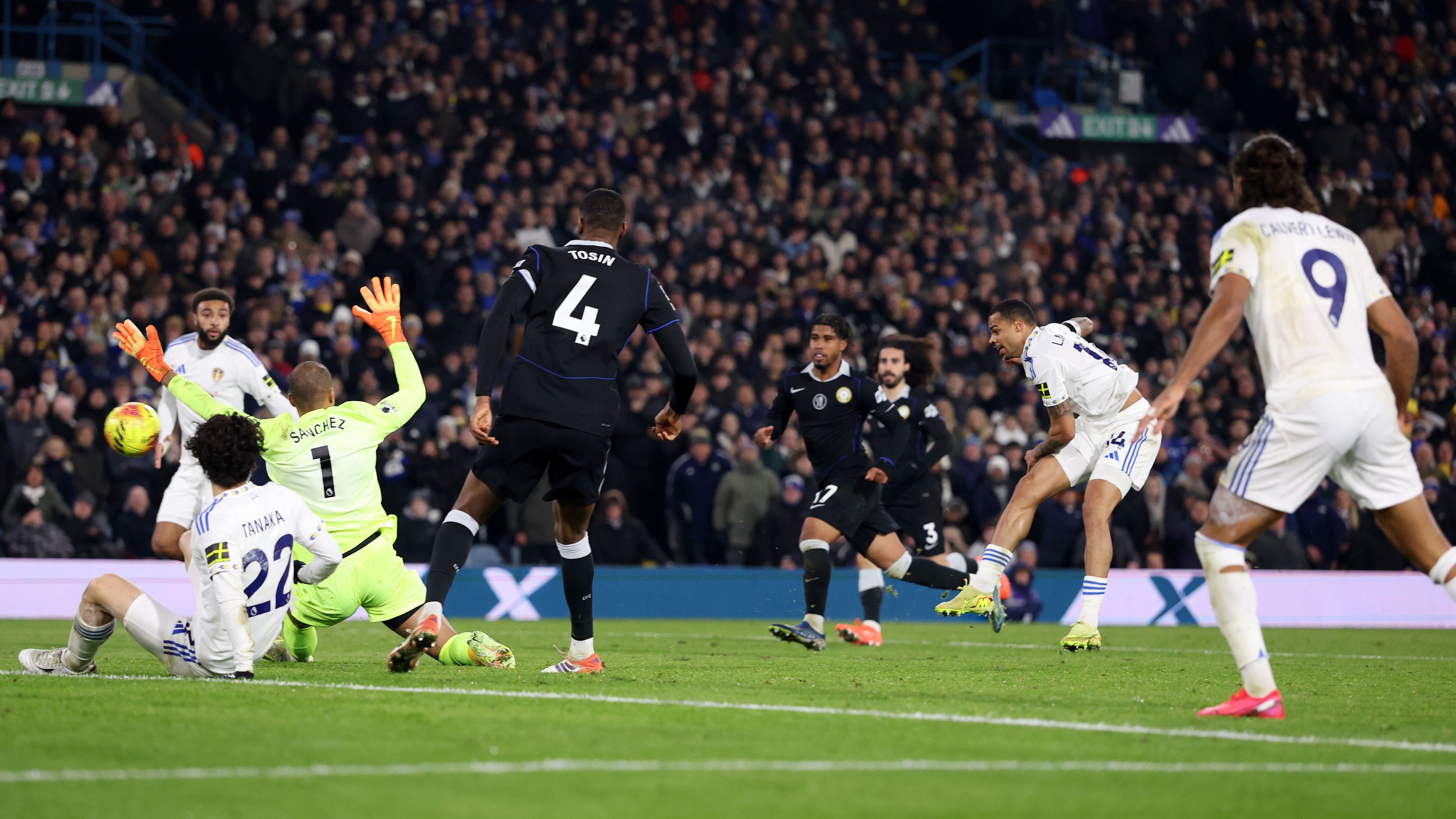 مباراة ليدز يونايتد ضد تشيلسي