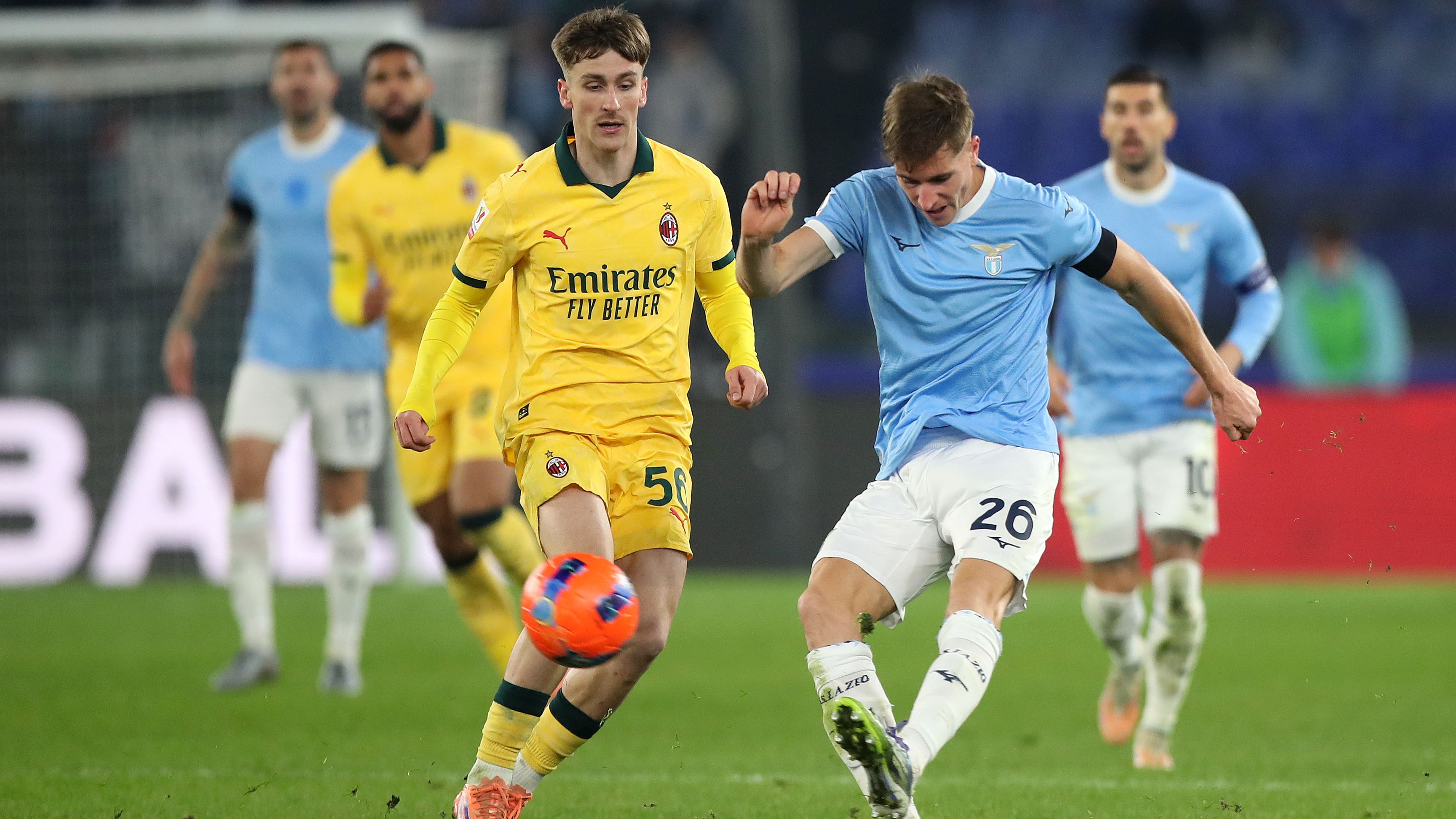 SS Lazio  v AC Milan - Coppa Italia