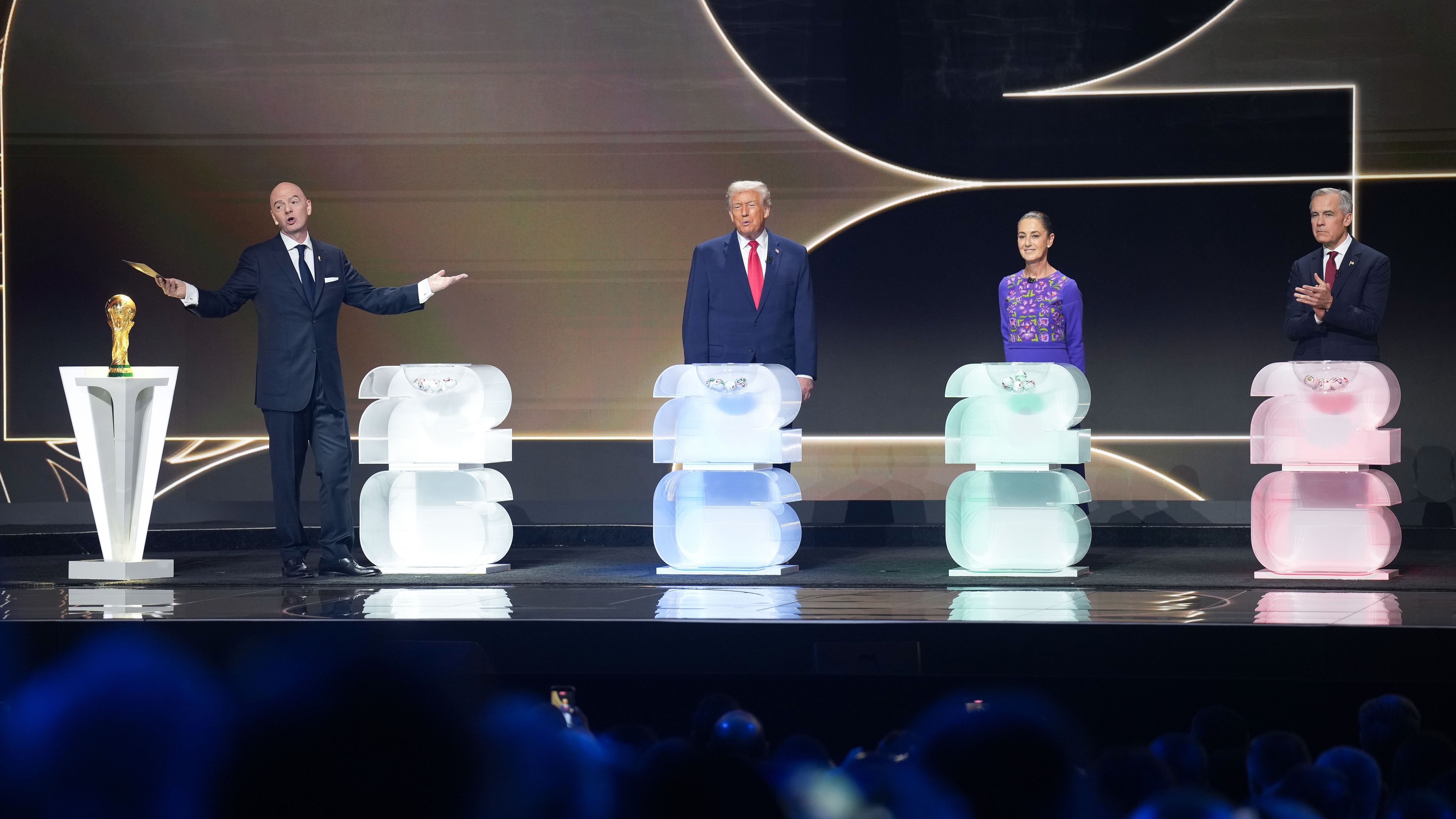 President Trump Attends World Cup Draw At Kennedy Center