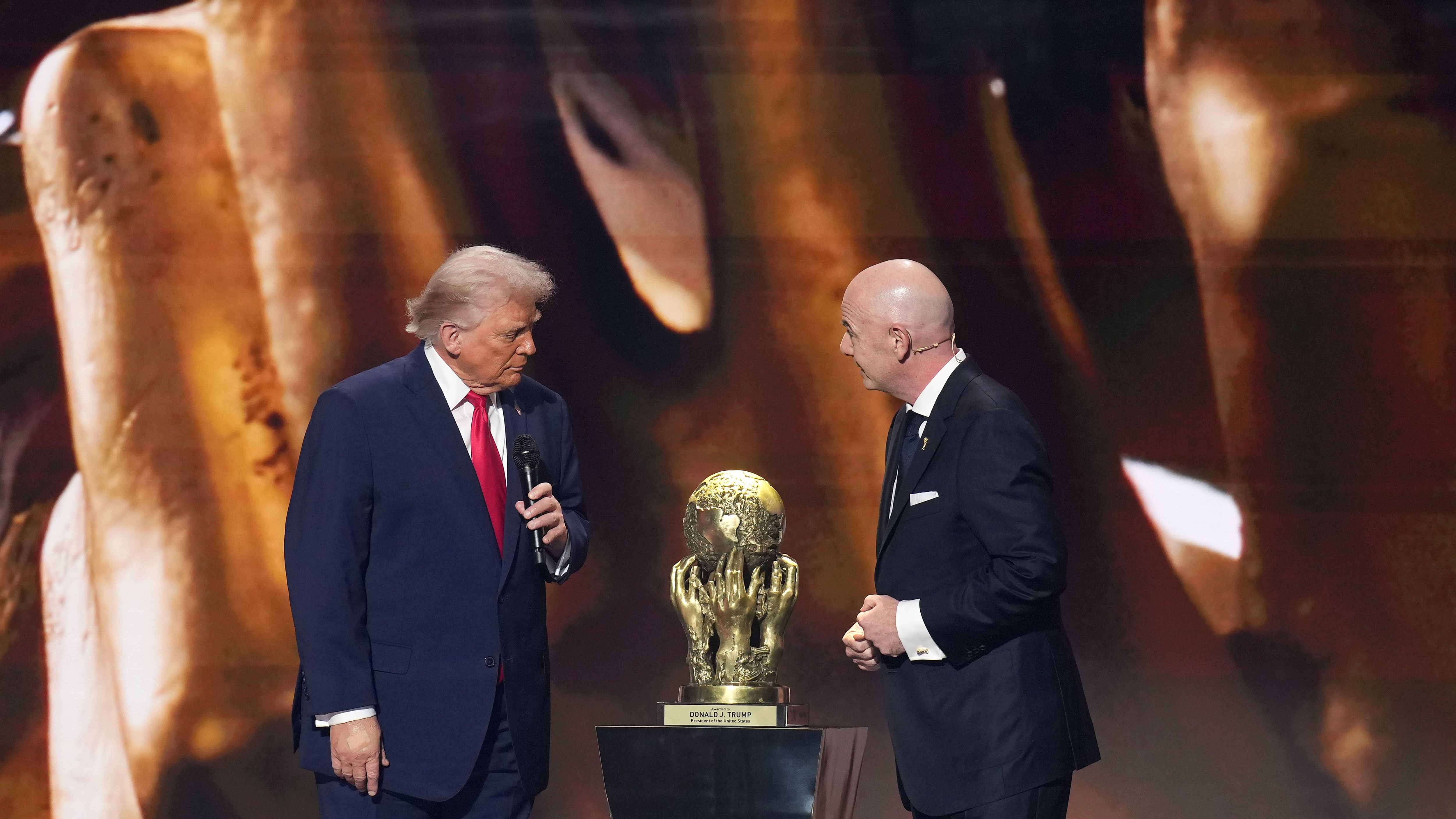 President Trump Attends World Cup Draw At Kennedy Center