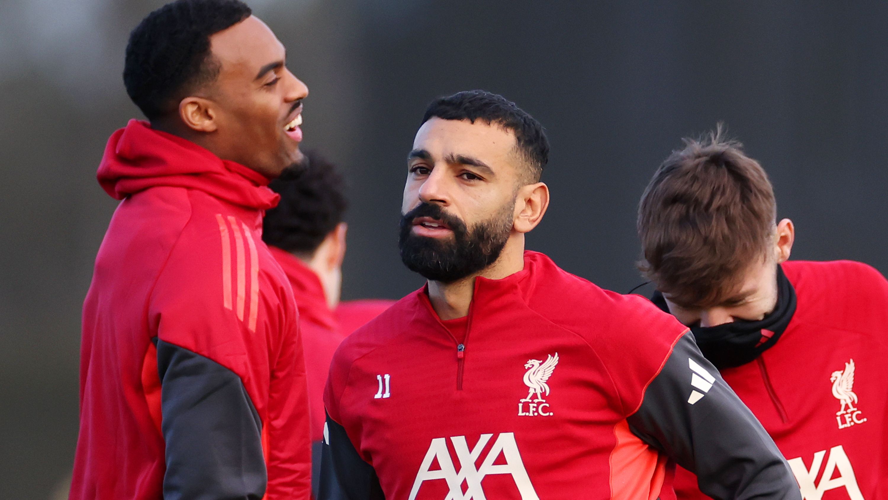 Liverpool FC Training Session And Press Conference - UEFA Champions League 2025/26 League Phase MD6