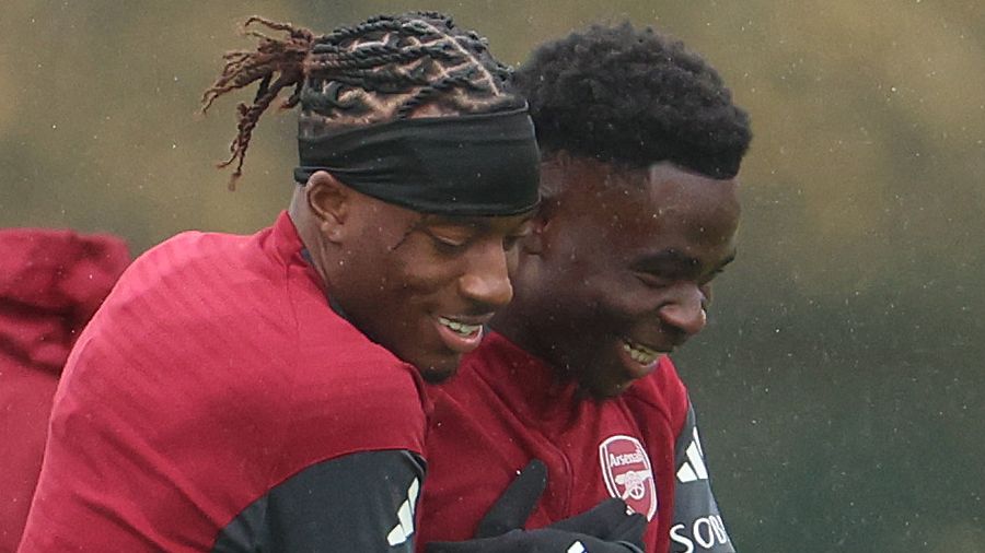 Arsenal FC Training Session And Press Conference - UEFA Champions League 2025/26 League Phase MD6