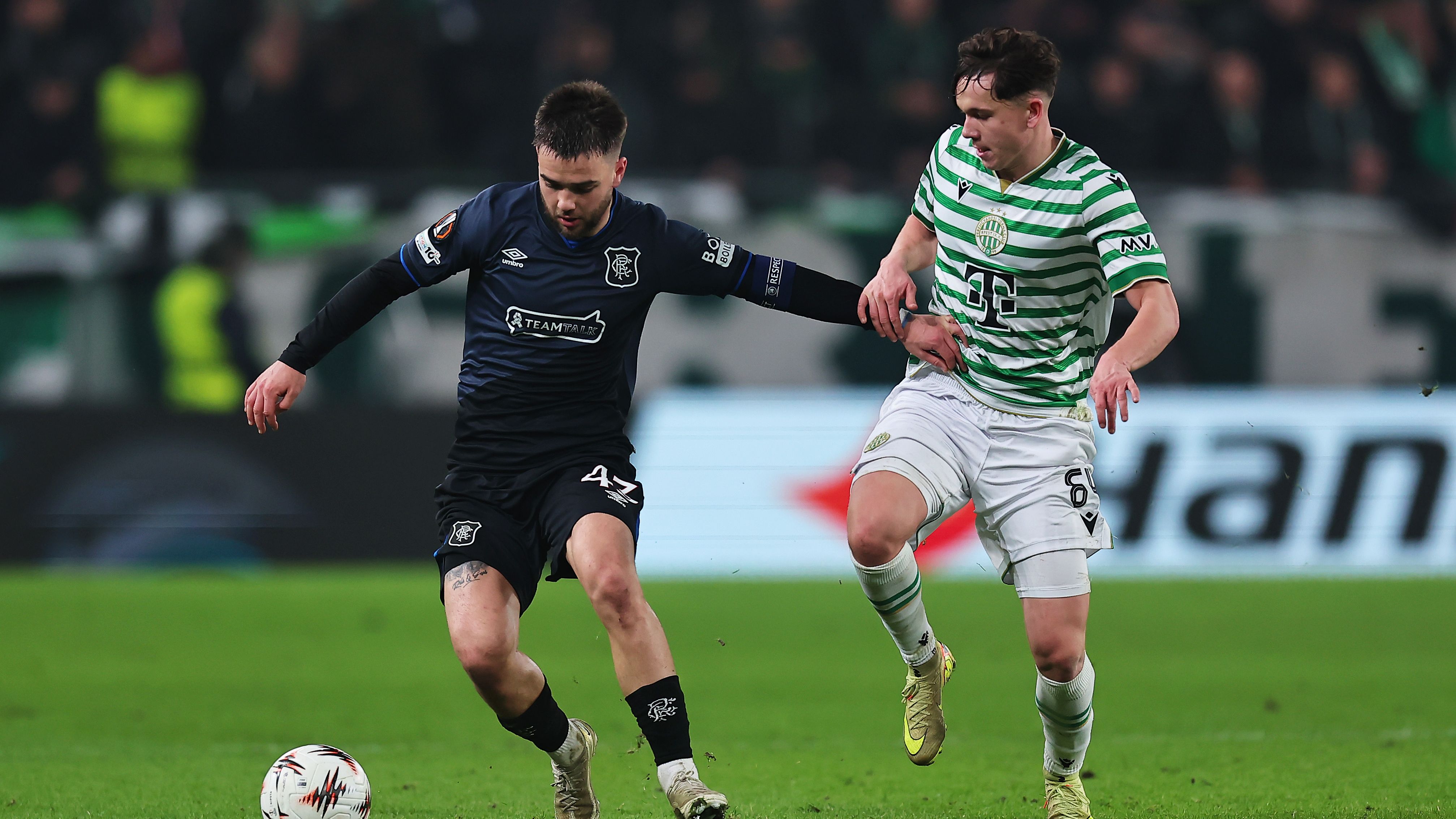 Ferencvarosi TC v Rangers FC - UEFA Europa League 2025/26 League Phase MD6