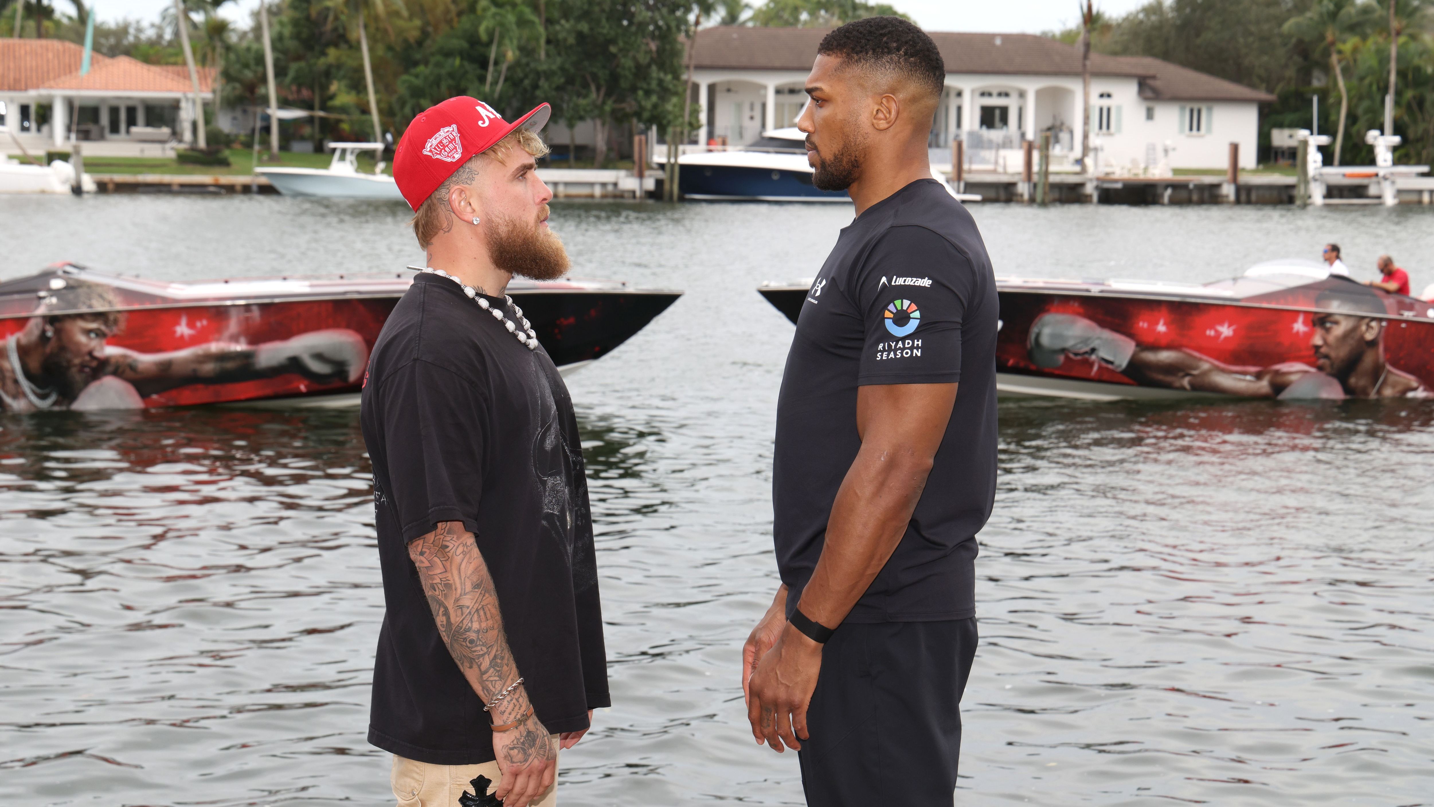 Jake Paul vs. Anthony Joshua, Arrivals