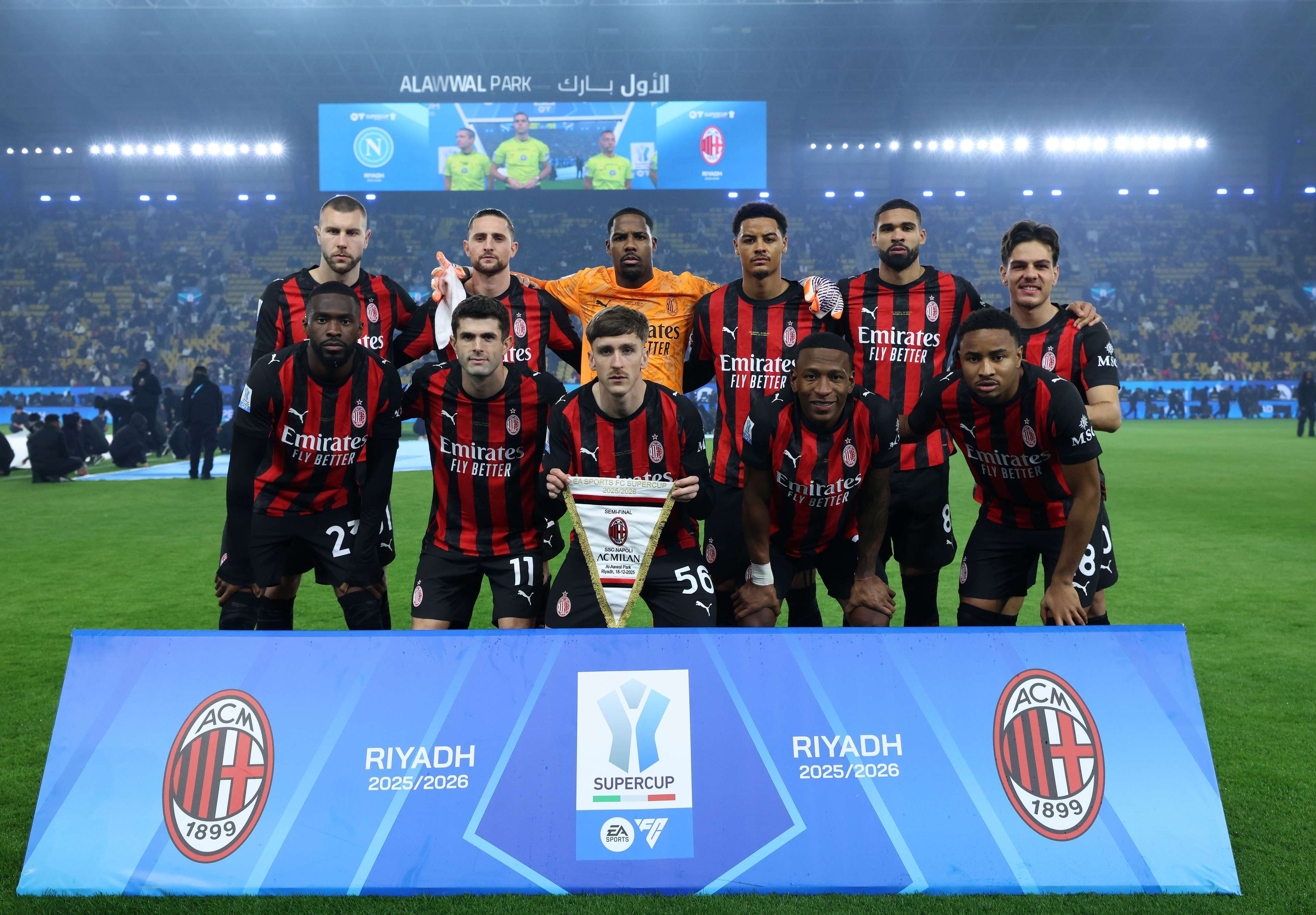 SSC Napoli v AC Milan - Supercoppa Italiana Semifinal