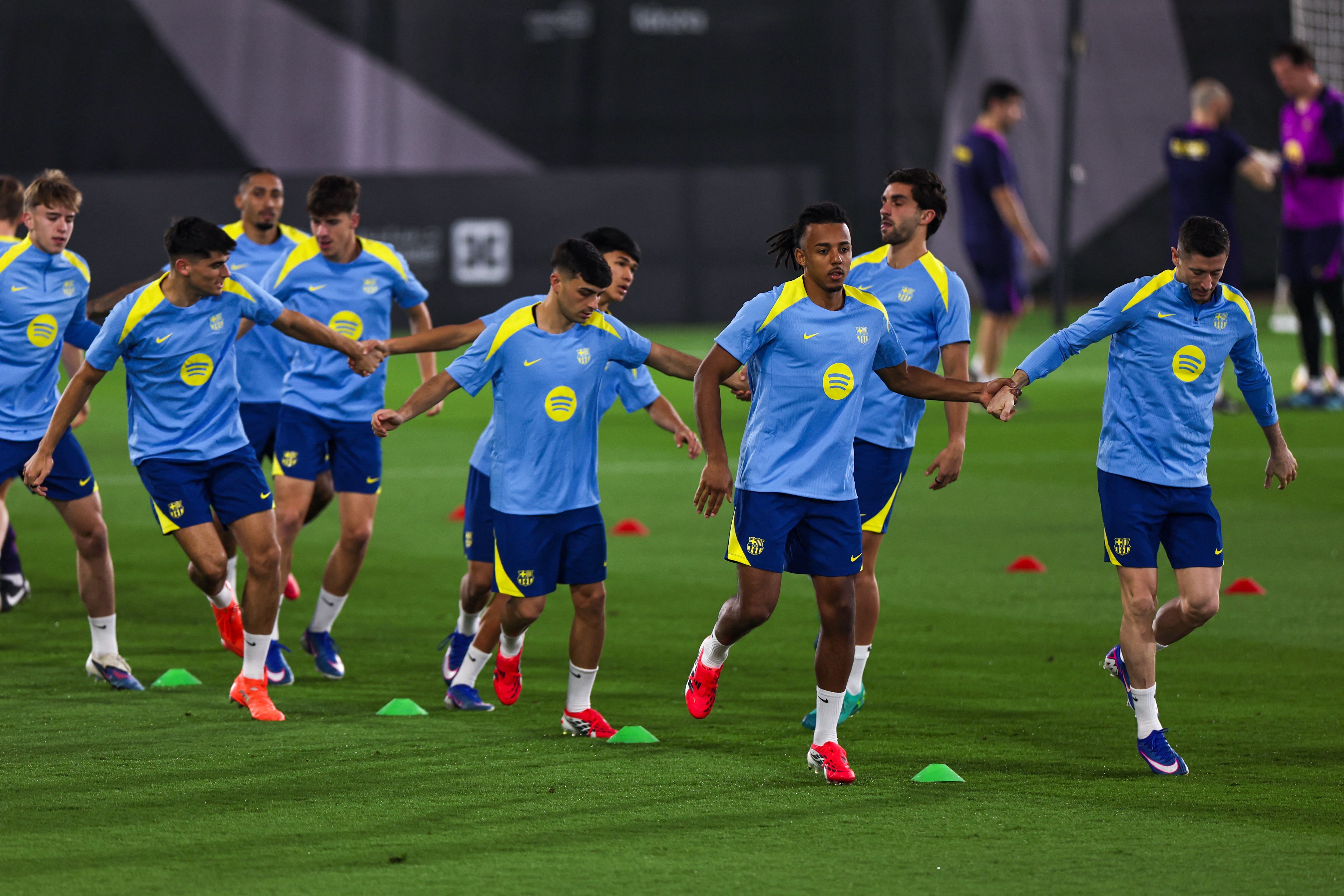 FBL-KSA-ESP-SUPERCUP-BARCELONA-ATHLETIC BILBAO-TRAINING