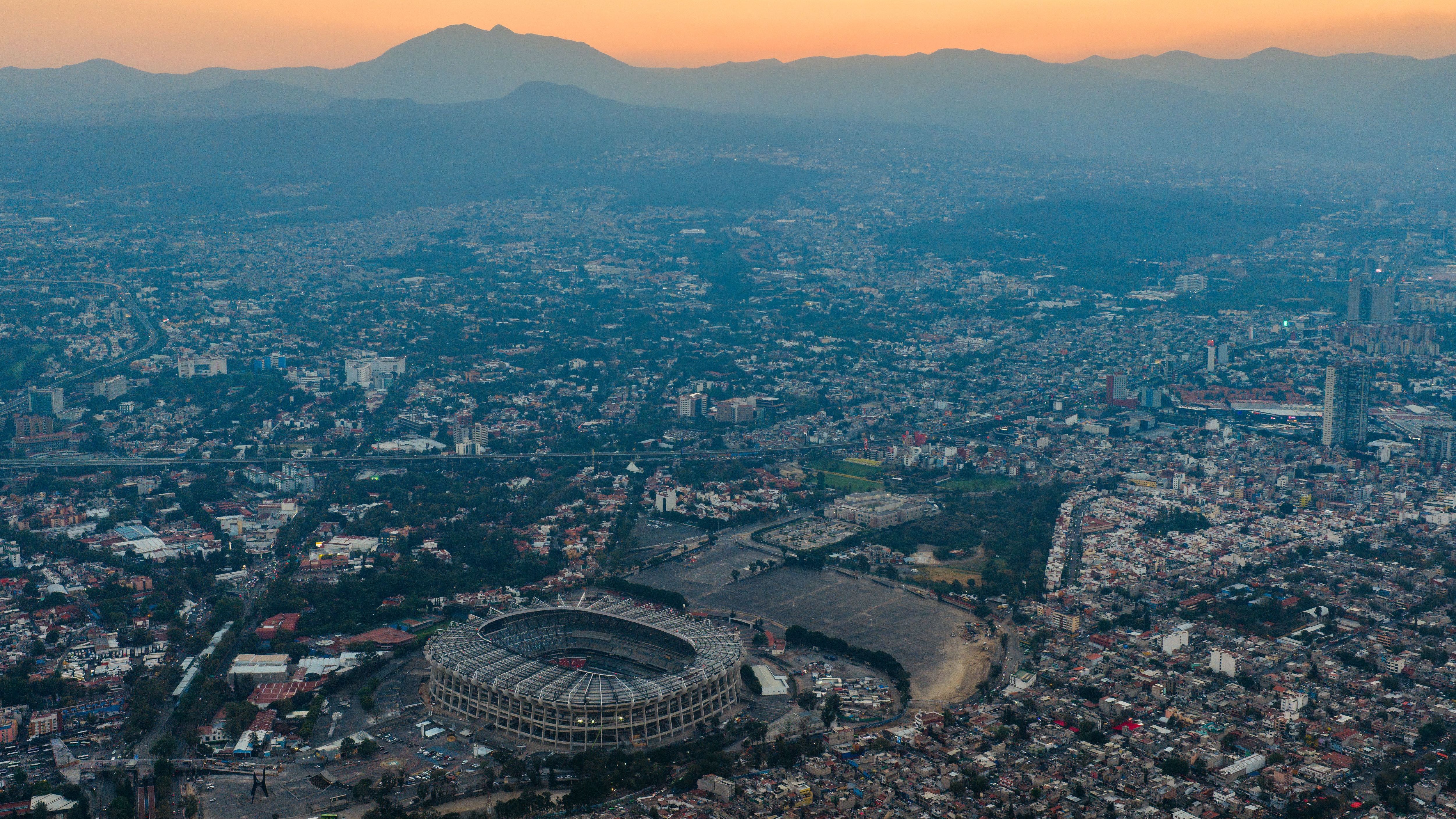 Aerial Views Of Banorte Stadium Ahead 2026 FIFA World Cup