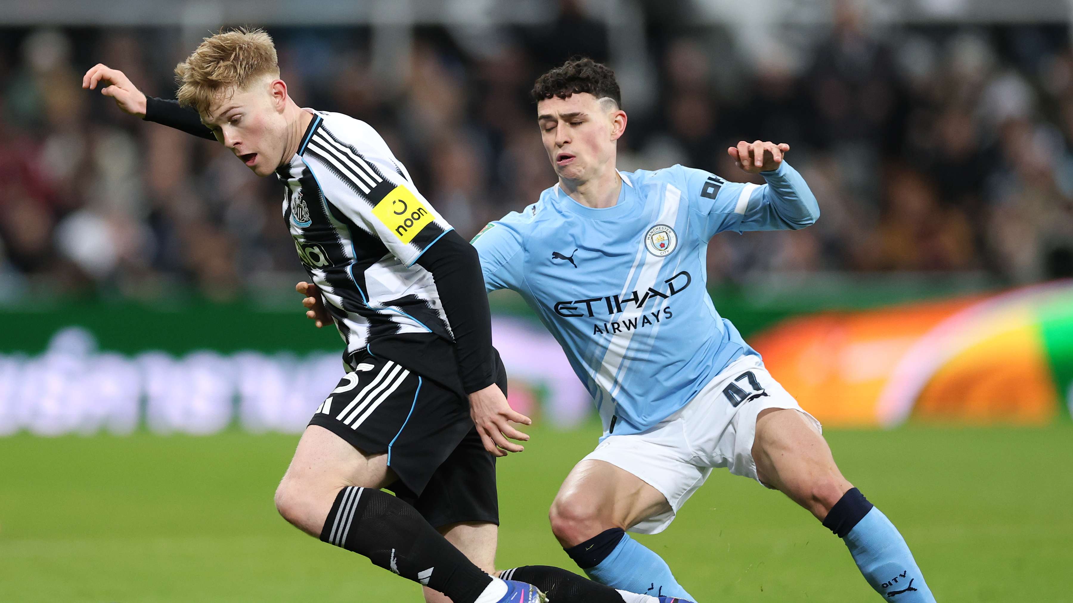 Newcastle United v Manchester City - Carabao Cup Semi Final First Leg