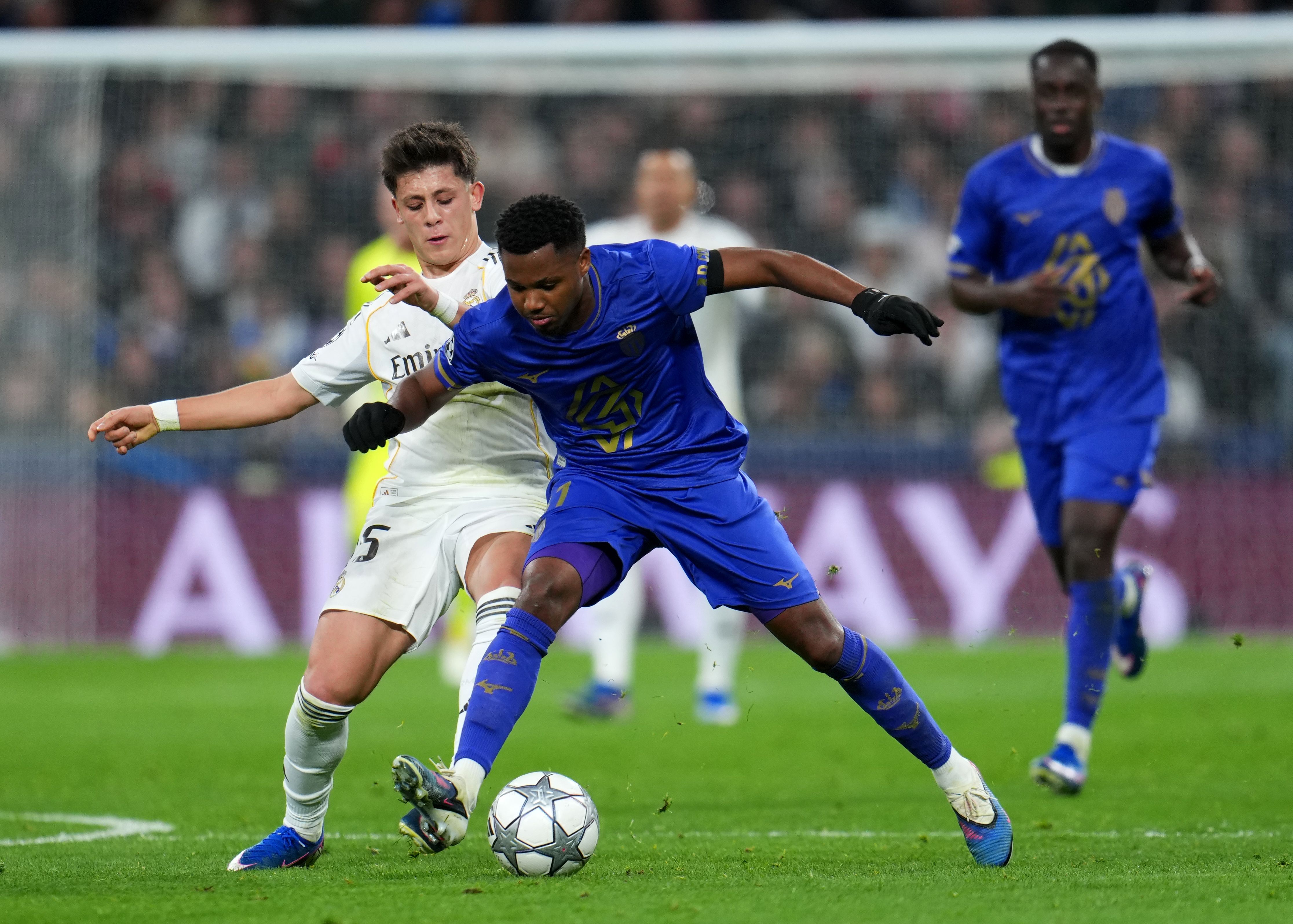 Real Madrid C.F. v AS Monaco - UEFA Champions League 2025/26 League Phase MD7