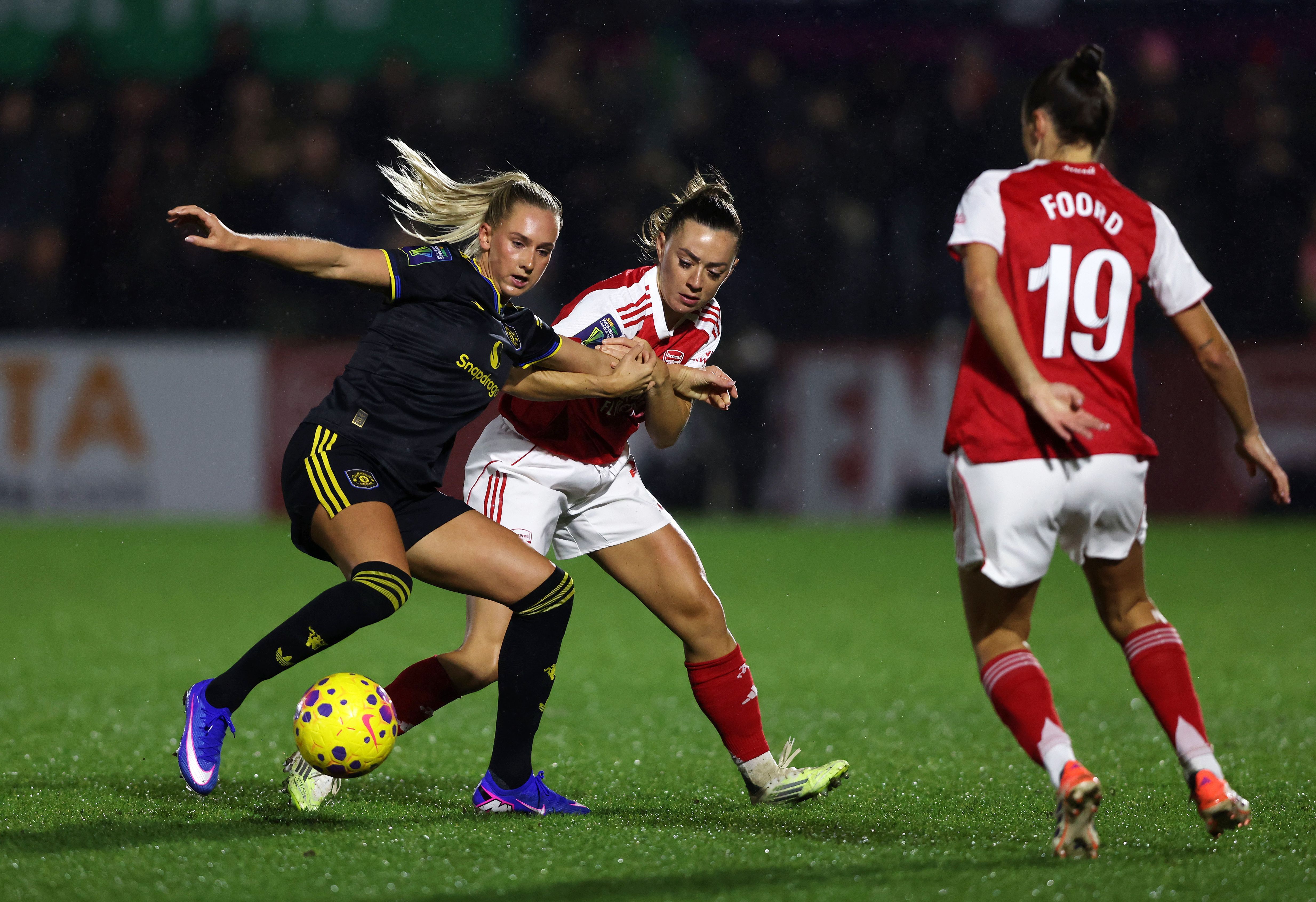 Arsenal v Manchester United - Subway Women's League Cup Semi Final