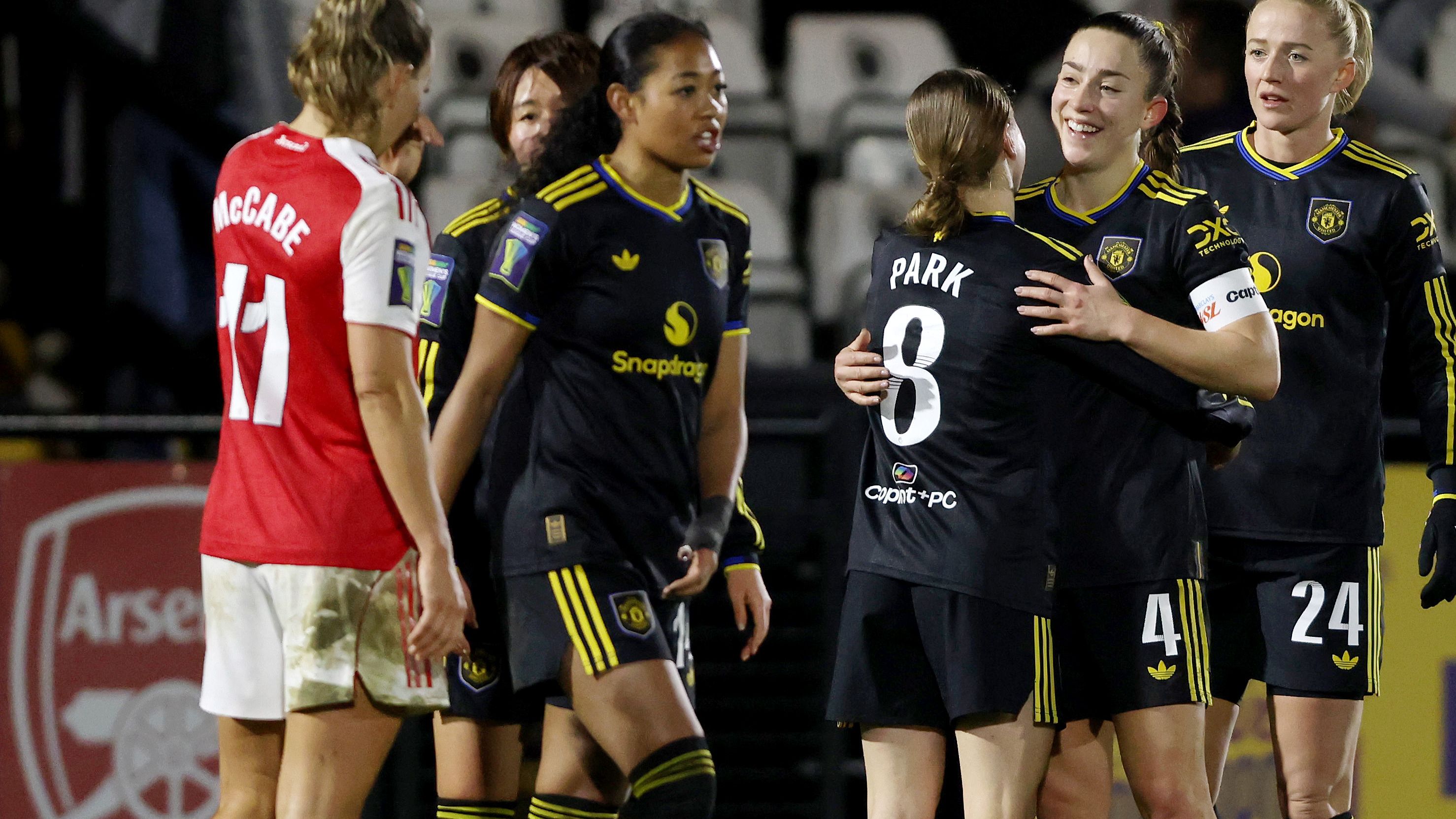 Arsenal v Manchester United - Subway Women's League Cup Semi Final