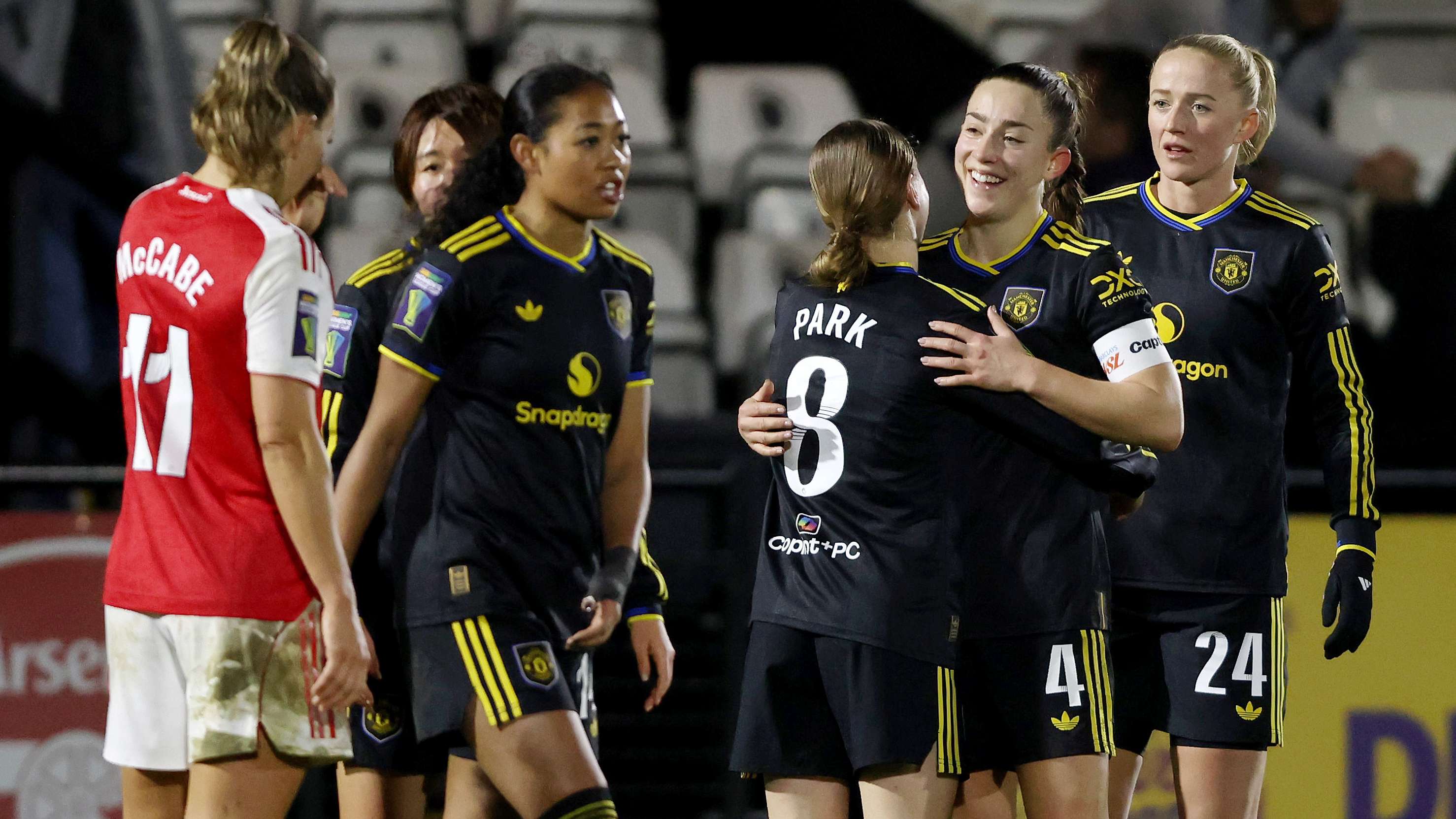 Arsenal v Manchester United - Subway Women's League Cup Semi Final