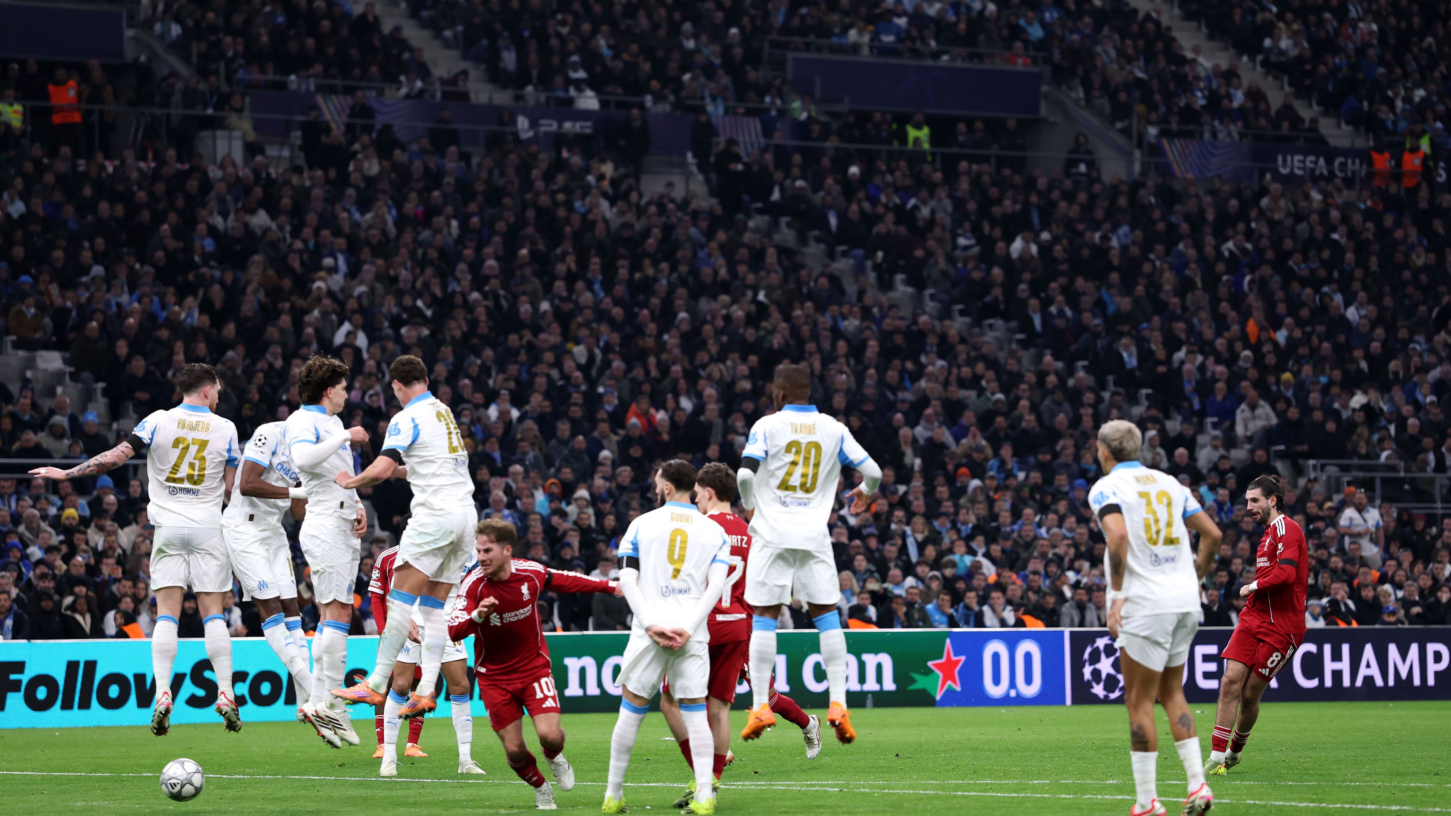 Olympique de Marseille v Liverpool FC - UEFA Champions League 2025/26 League Phase MD7