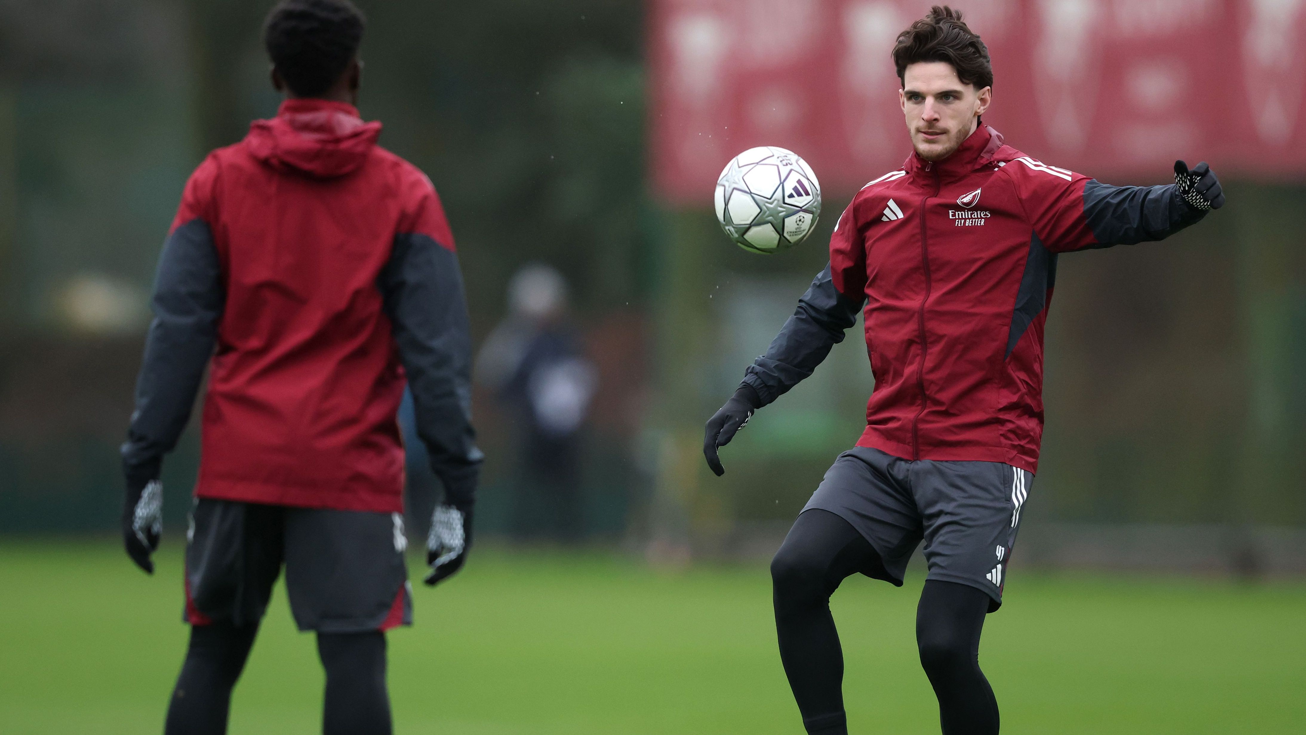 Arsenal FC Training Session And Press Conference - UEFA Champions League 2025/26 League Phase MD8