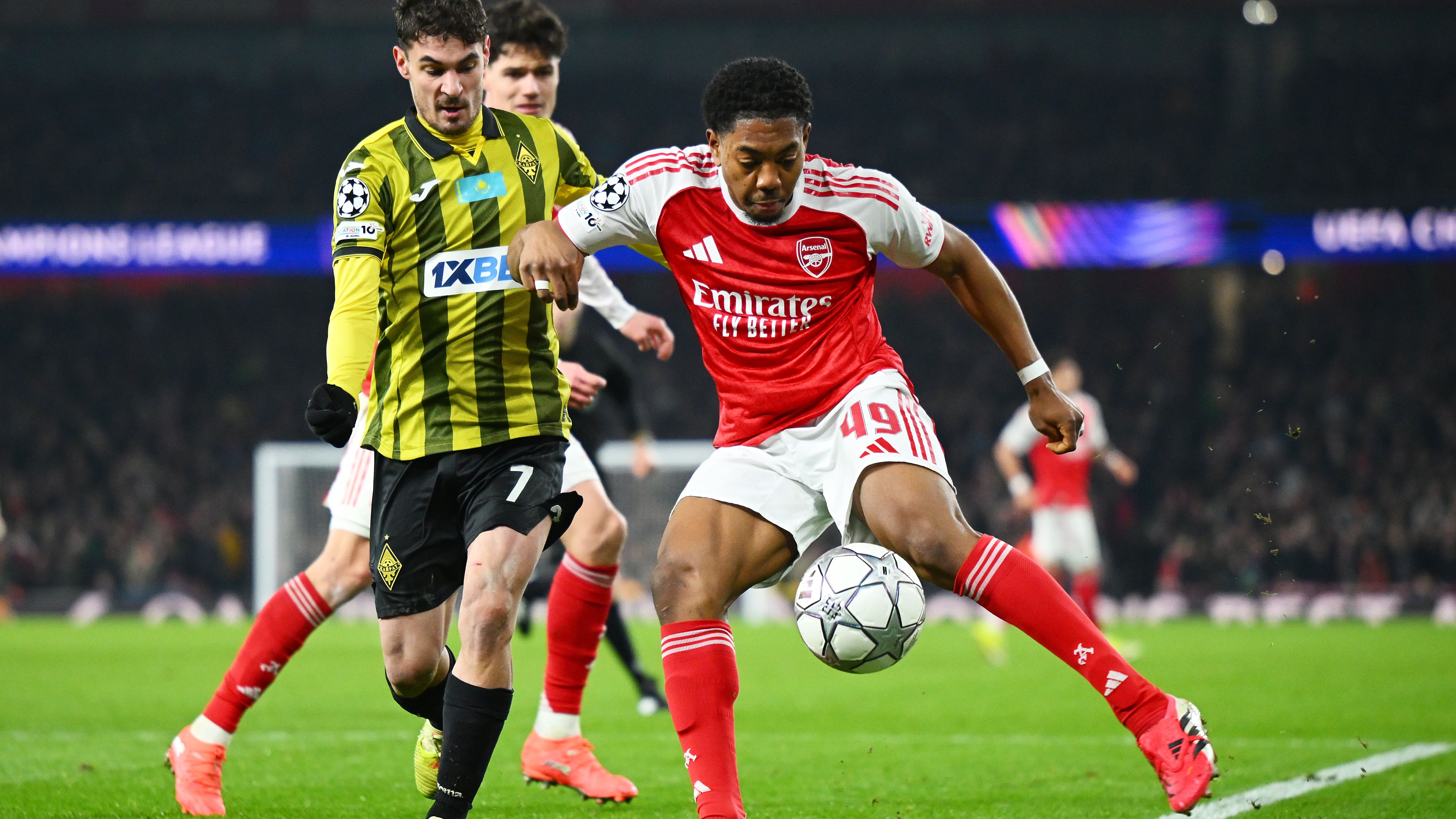 Arsenal FC v FC Kairat Almaty - UEFA Champions League 2025/26 League Phase MD8