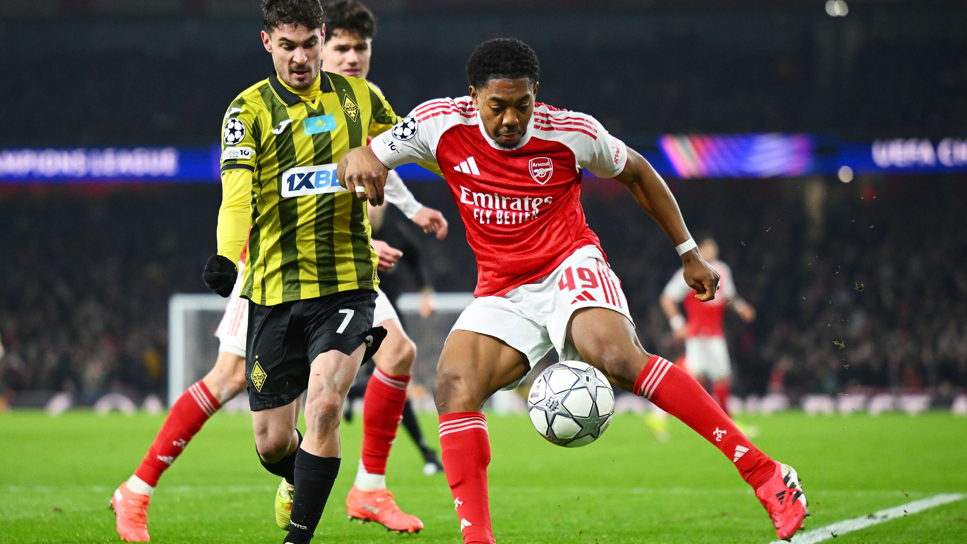 Arsenal FC v FC Kairat Almaty - UEFA Champions League 2025/26 League Phase MD8