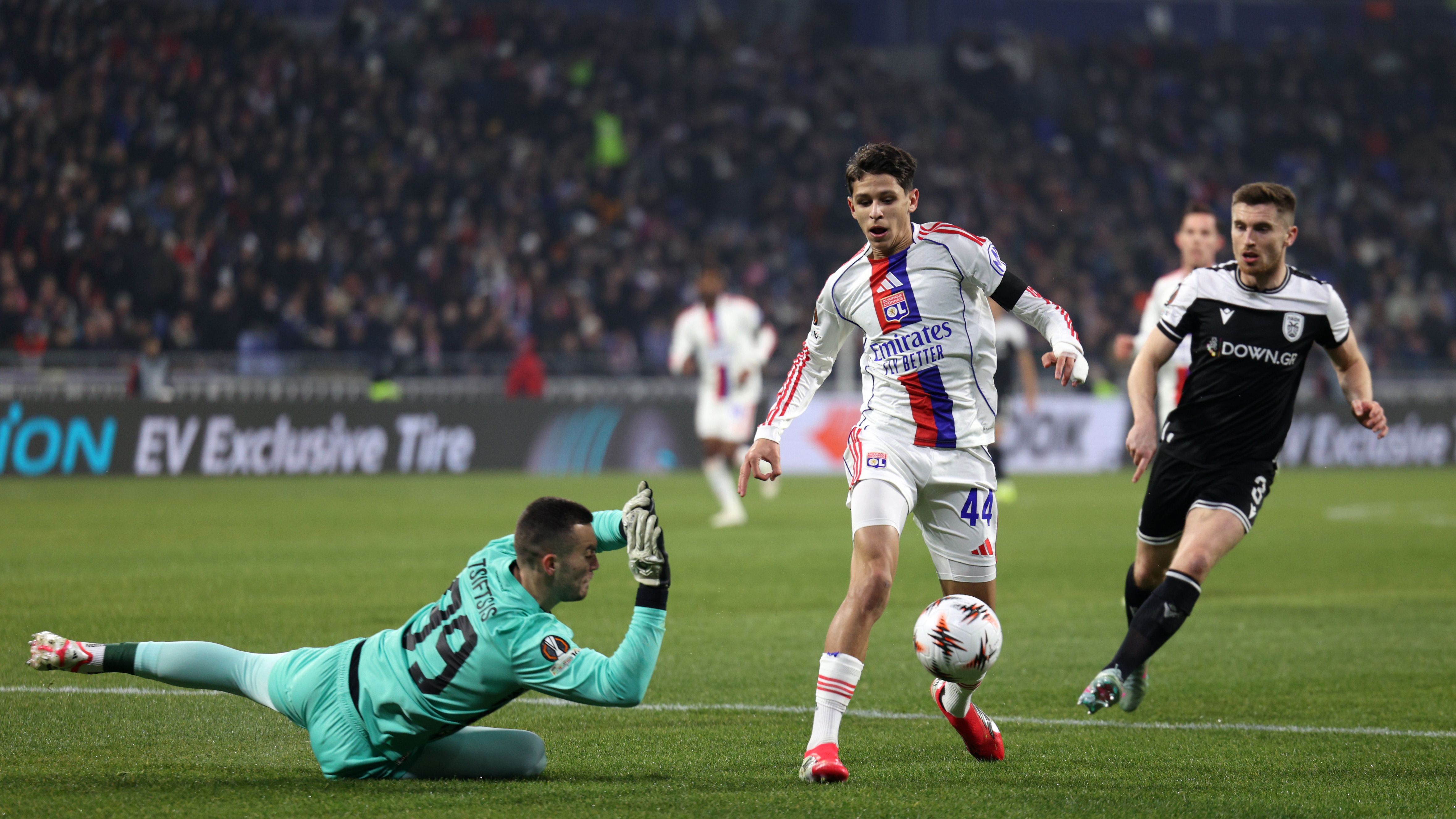 Olympique Lyonnais v PAOK FC - UEFA Europa League 2025/26 League Phase MD8