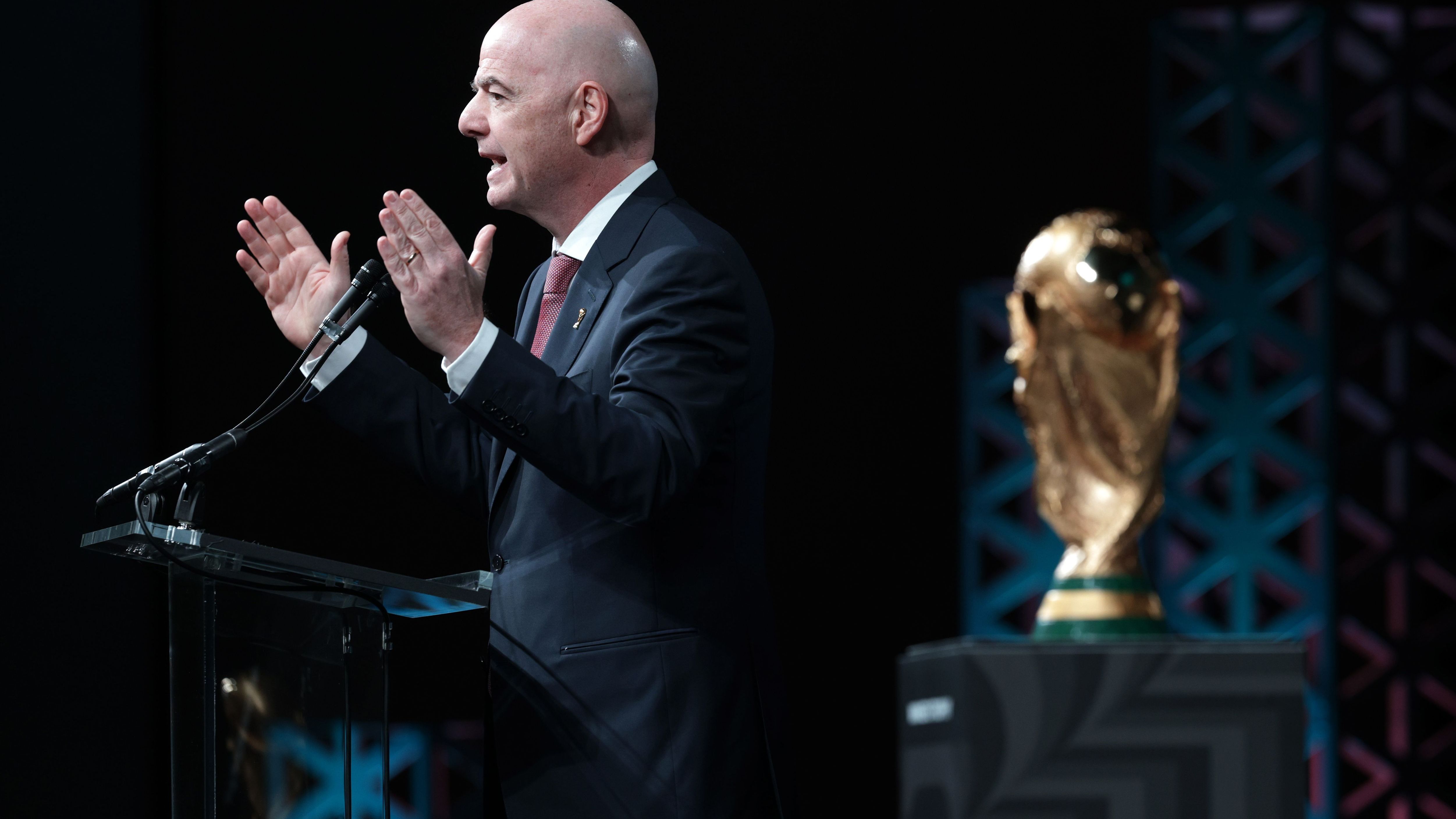 FIFA President Gianni Infantino Attends US Conference Of Mayors In Washington, DC