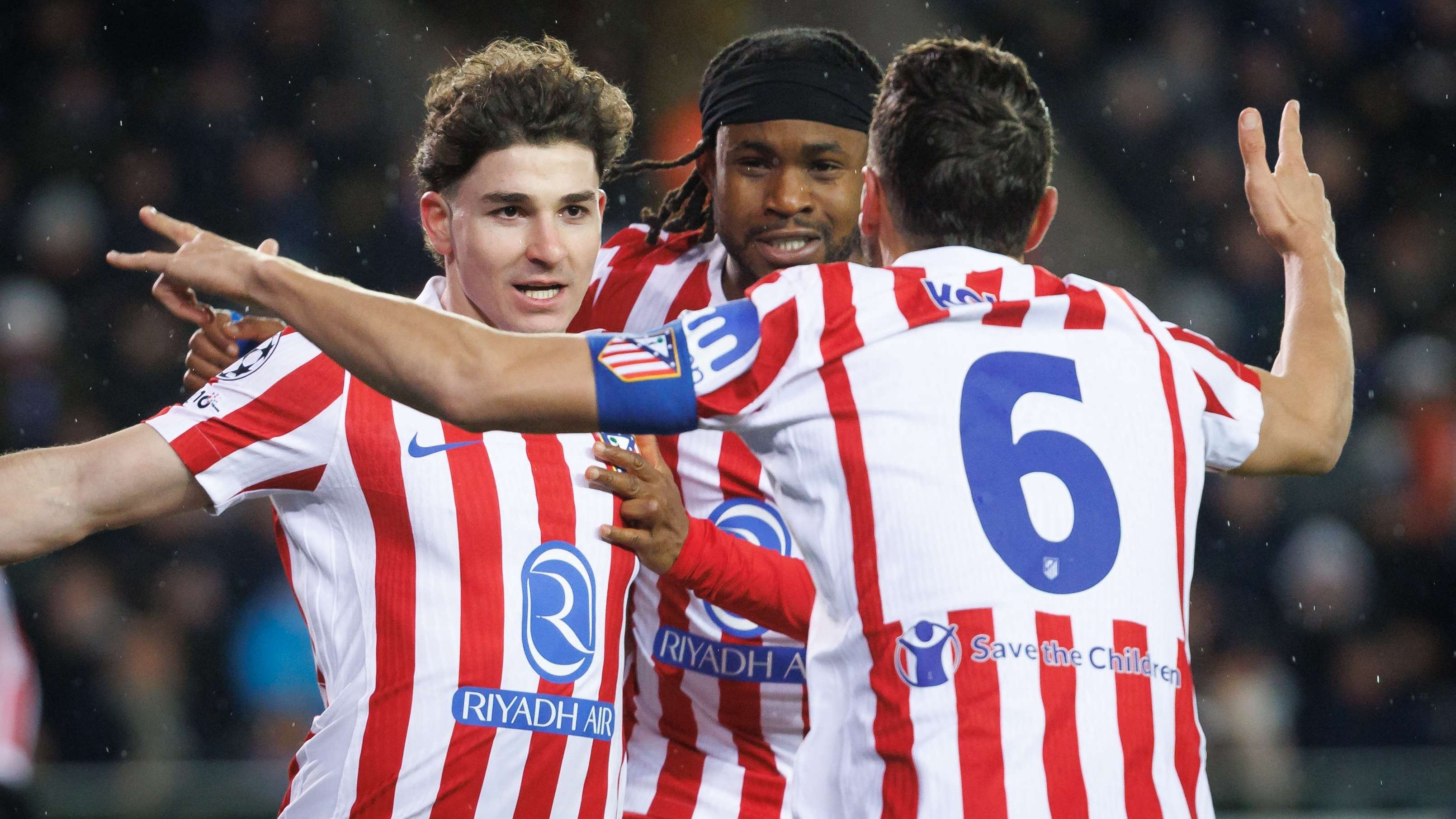 SOCCER CL PLAY-OFF CLUB BRUGGE VS ATLETICO MADRID