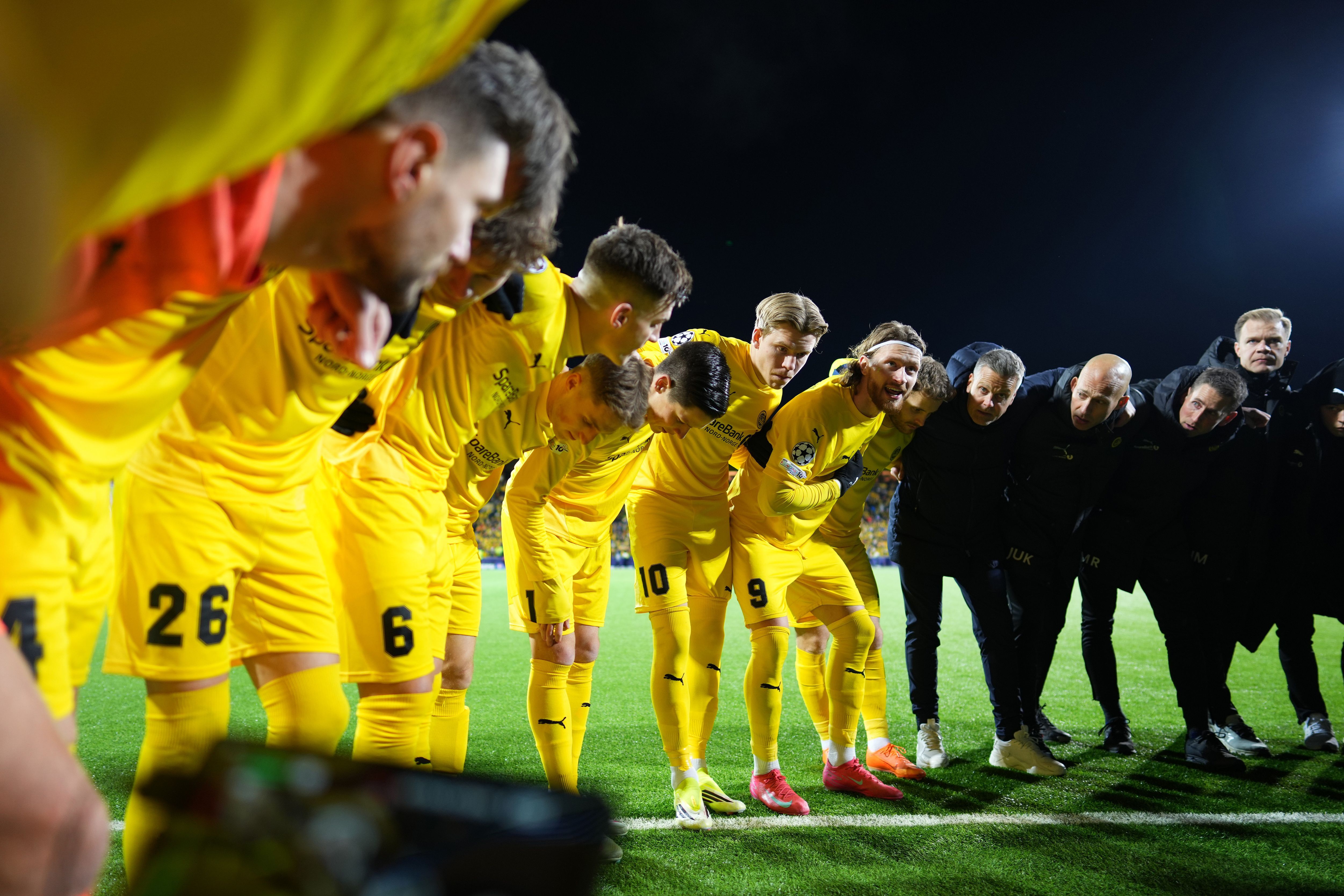 FK Bodo/Glimt v FC Internazionale Milano - UEFA Champions League 2025/26 League Knockout Play-off First Leg