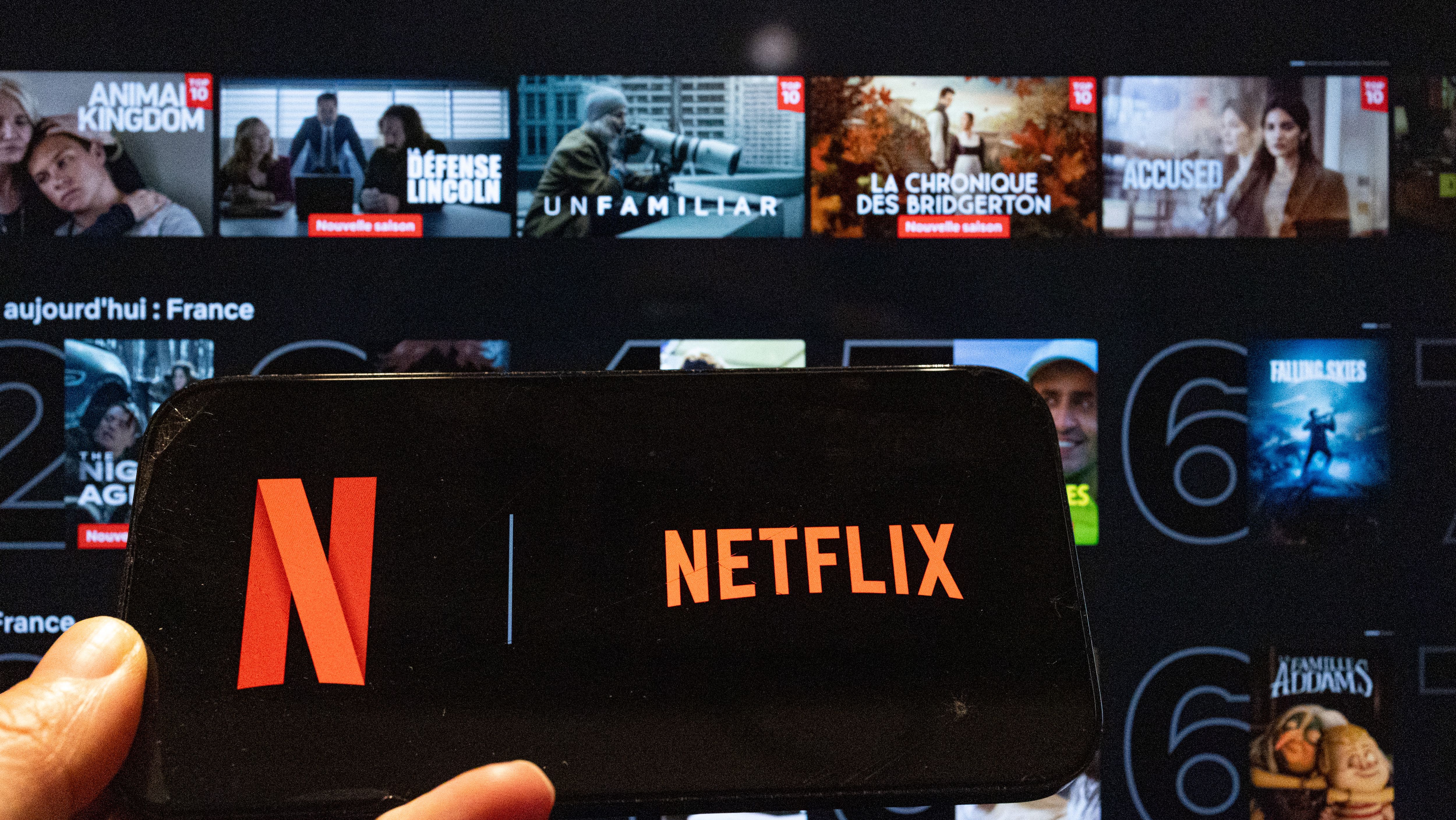 FRANCE-PARIS-NETFLIX-STREAMING-SMARTPHONE-TELEVISION