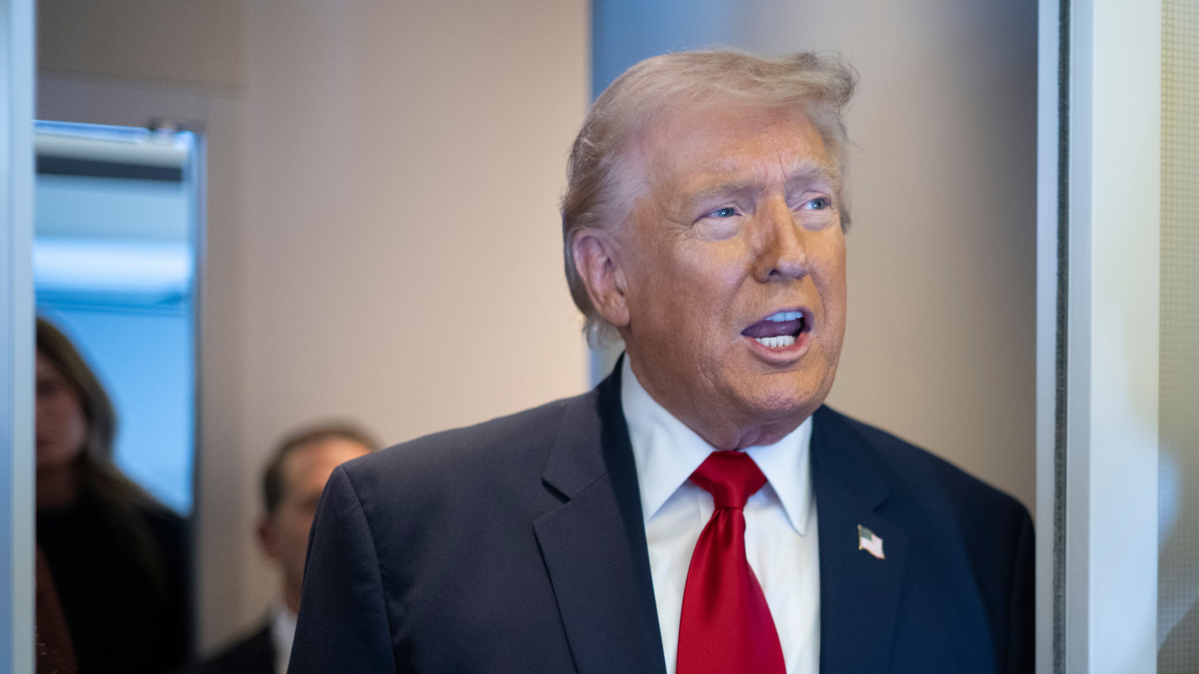 President Trump Spends Weekend At Mar-a-Lago Resort In Florida