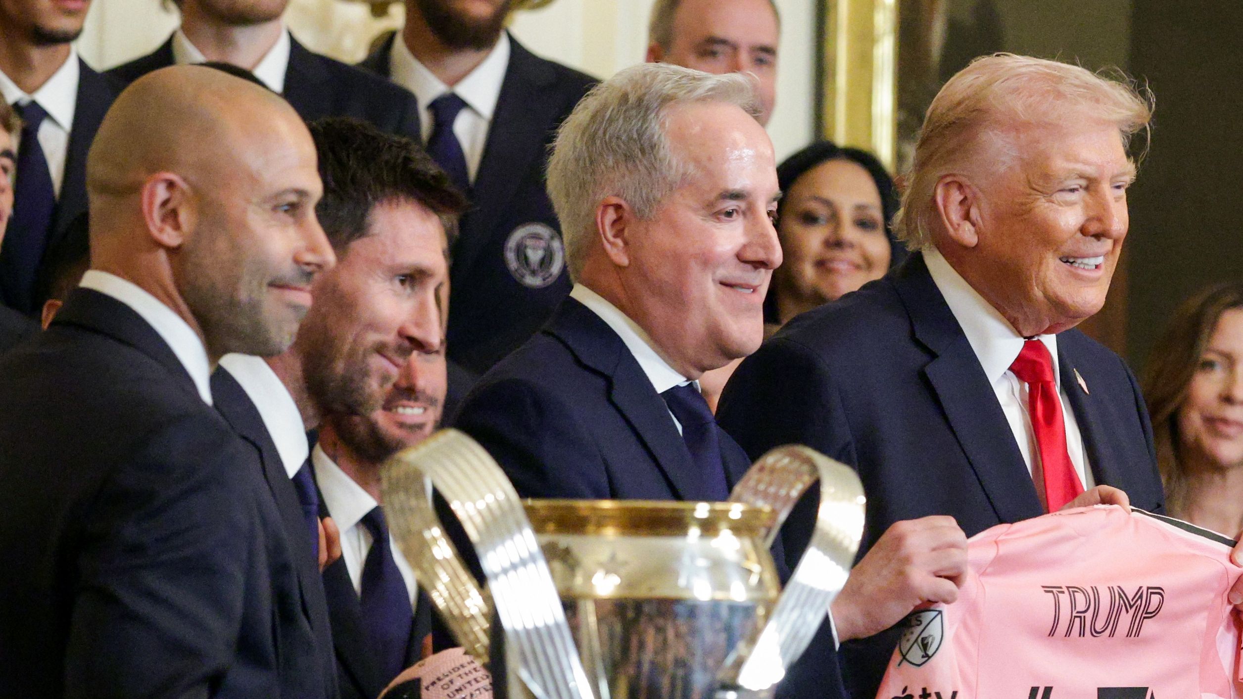 President Trump Welcomes Major League Soccer Champion Inter Miami To White House