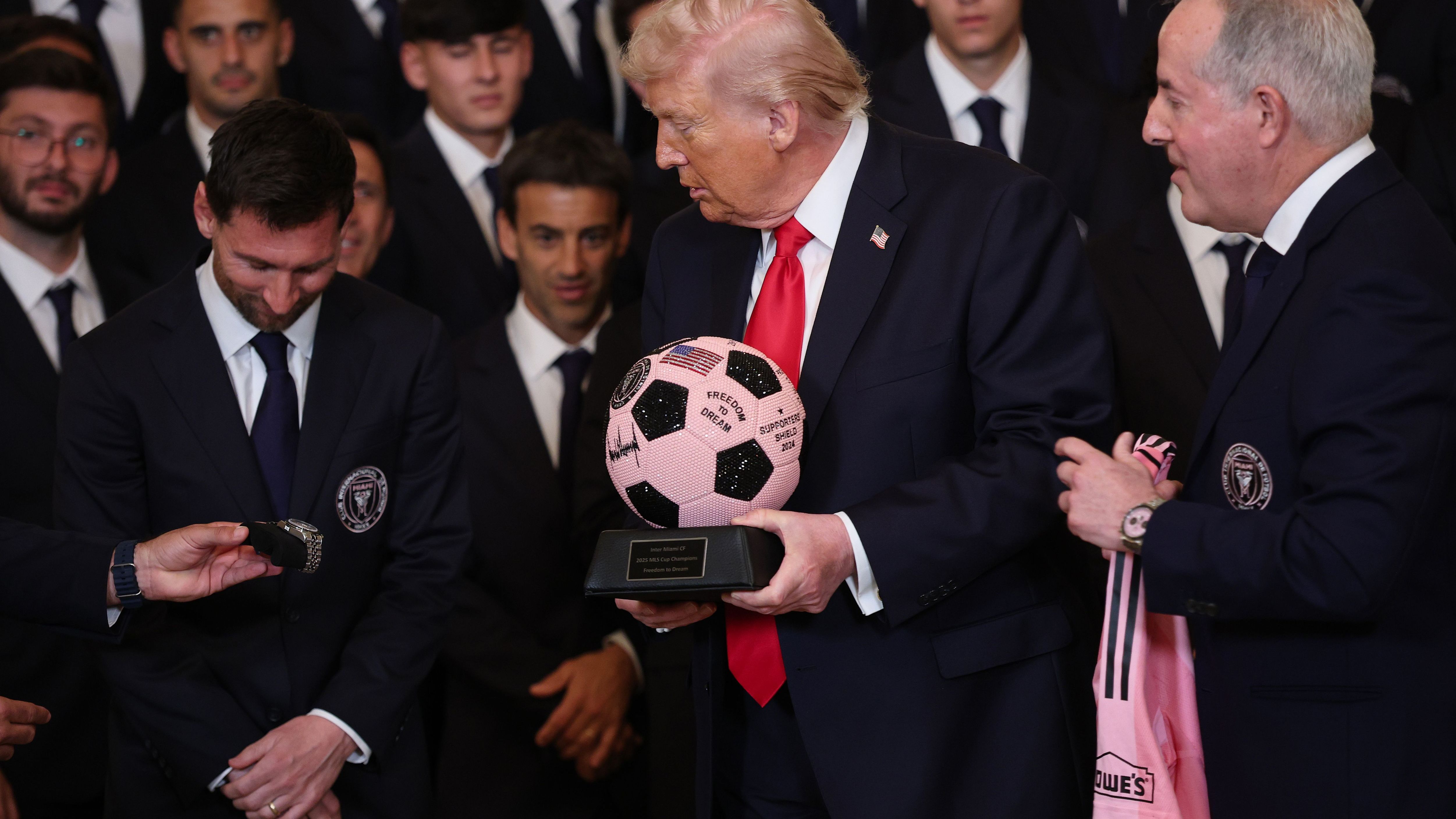 President Trump Welcomes Major League Soccer Champion Inter Miami To White House