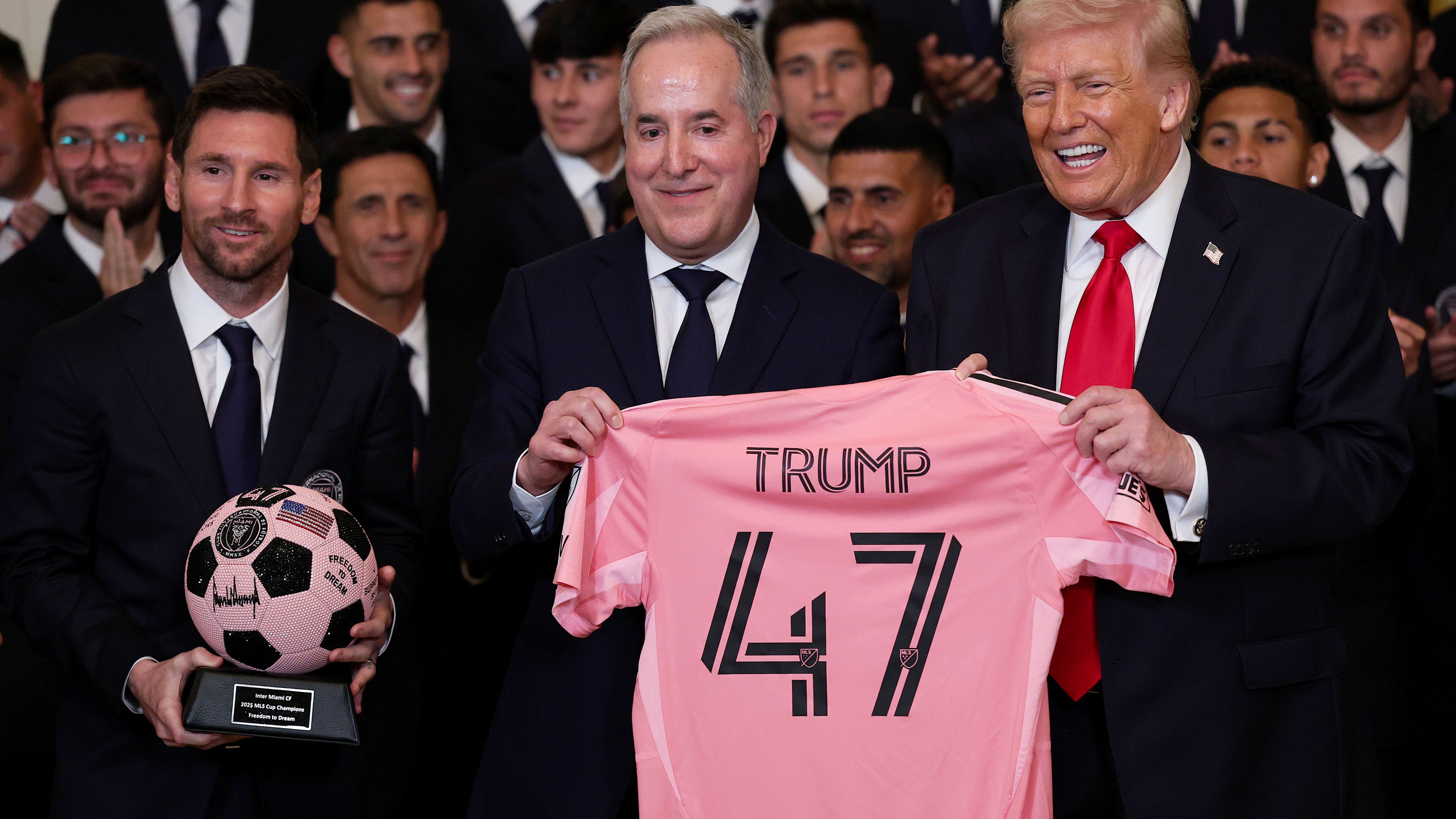 President Trump Welcomes Major League Soccer Champion Inter Miami To White House