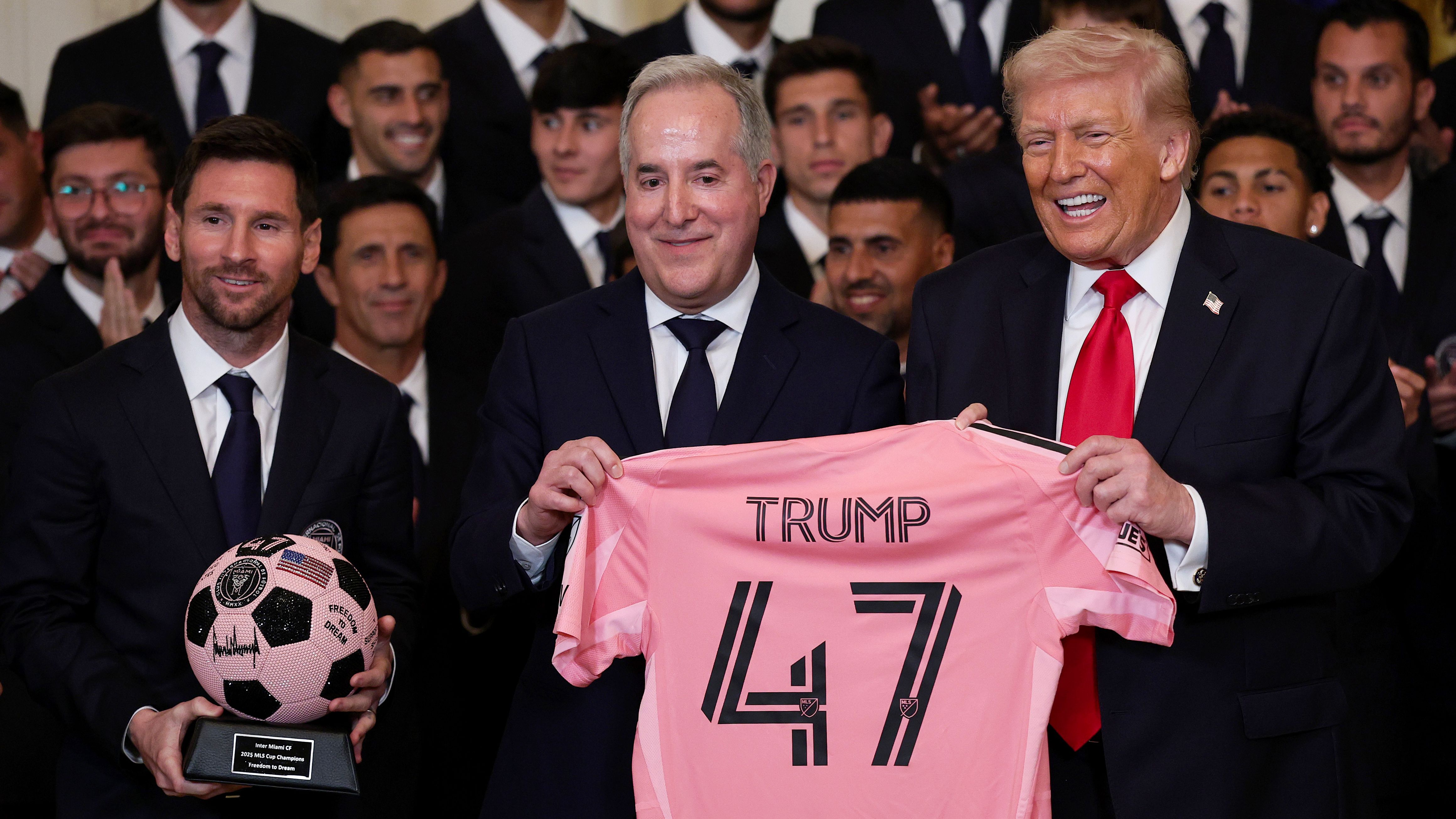 President Trump Welcomes Major League Soccer Champion Inter Miami To White House