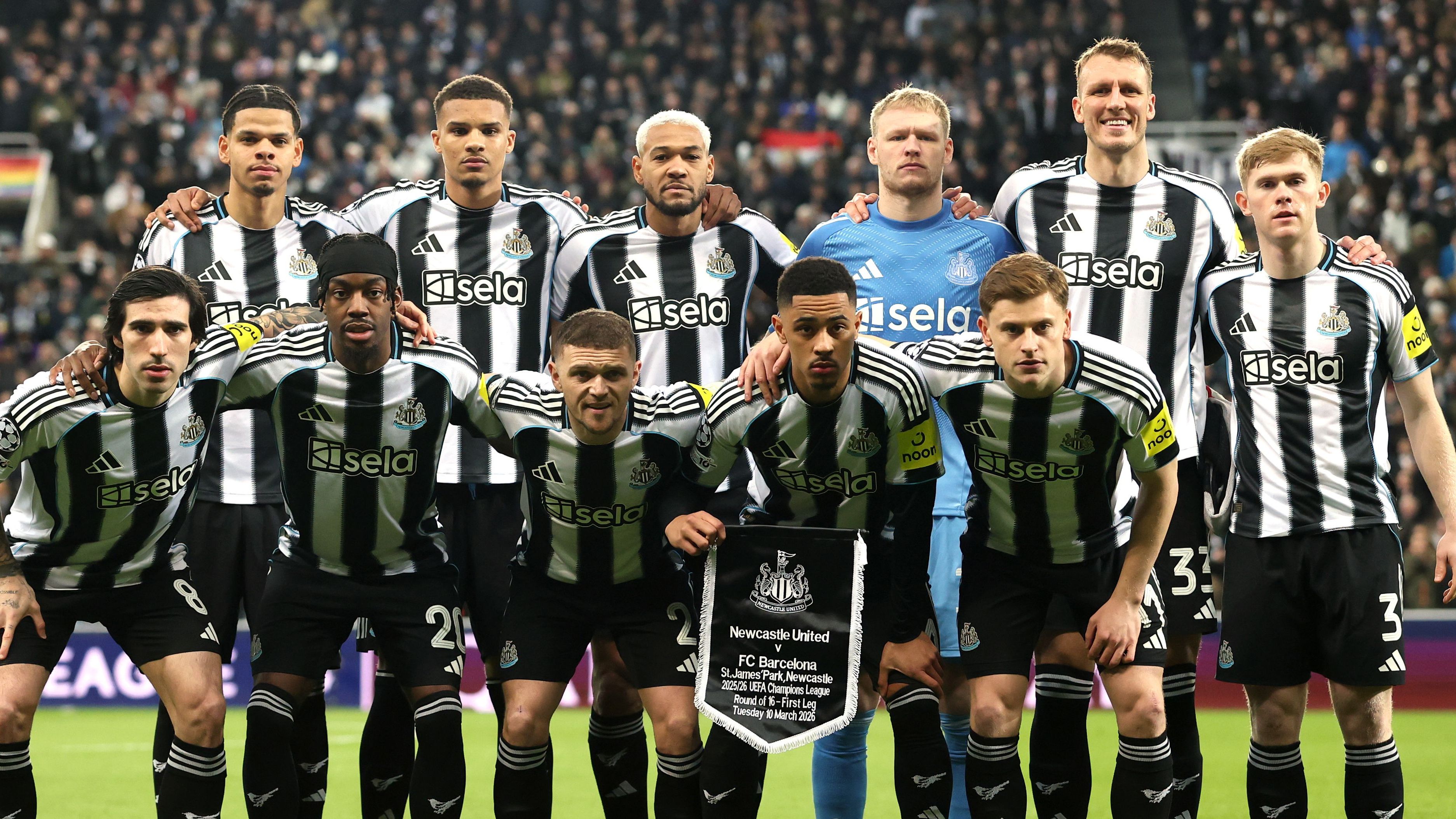 Newcastle United FC v FC Barcelona - UEFA Champions League 2025/26 Round of 16 First Leg