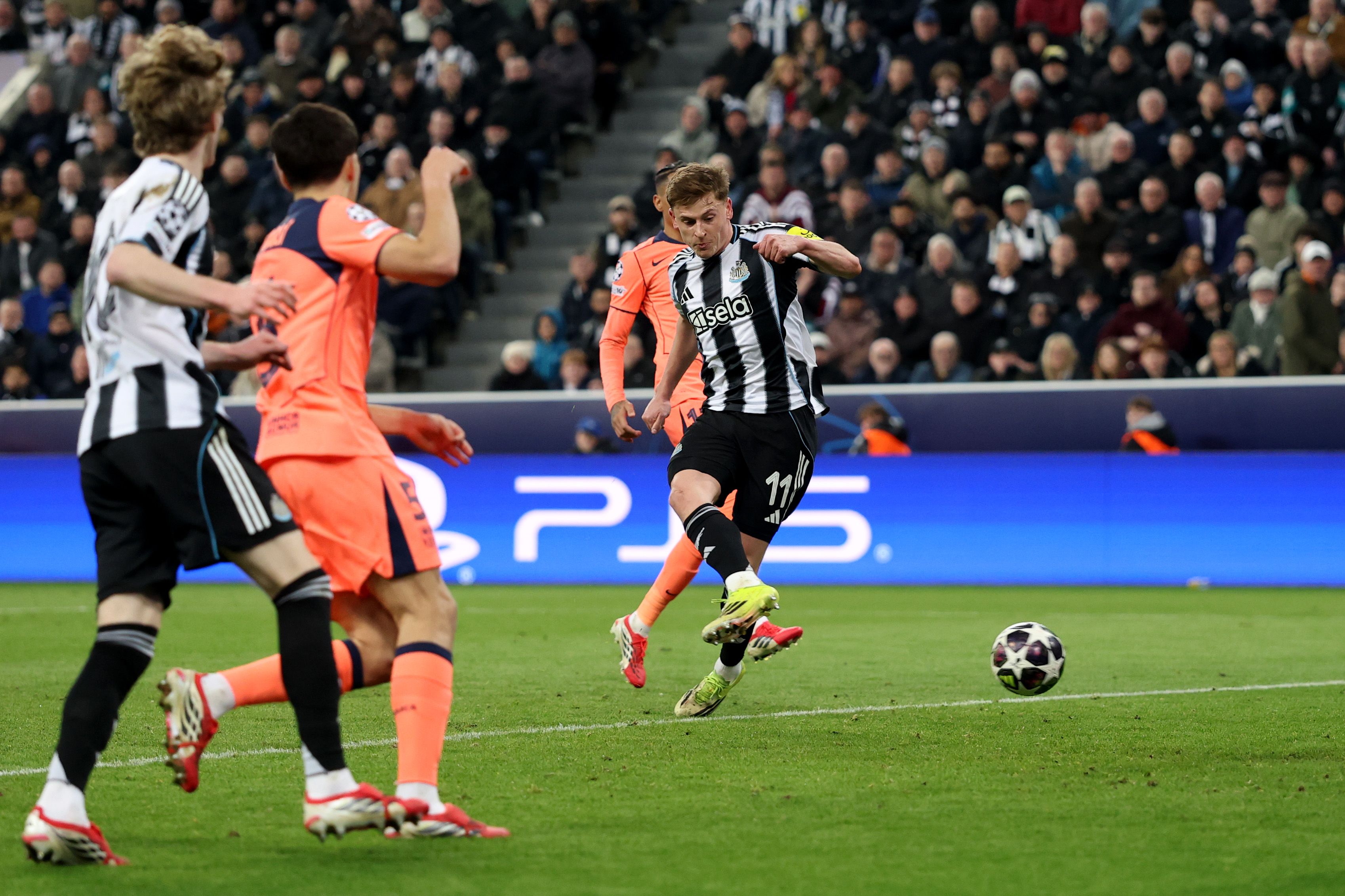 Newcastle United FC v FC Barcelona - UEFA Champions League 2025/26 Round of 16 First Leg