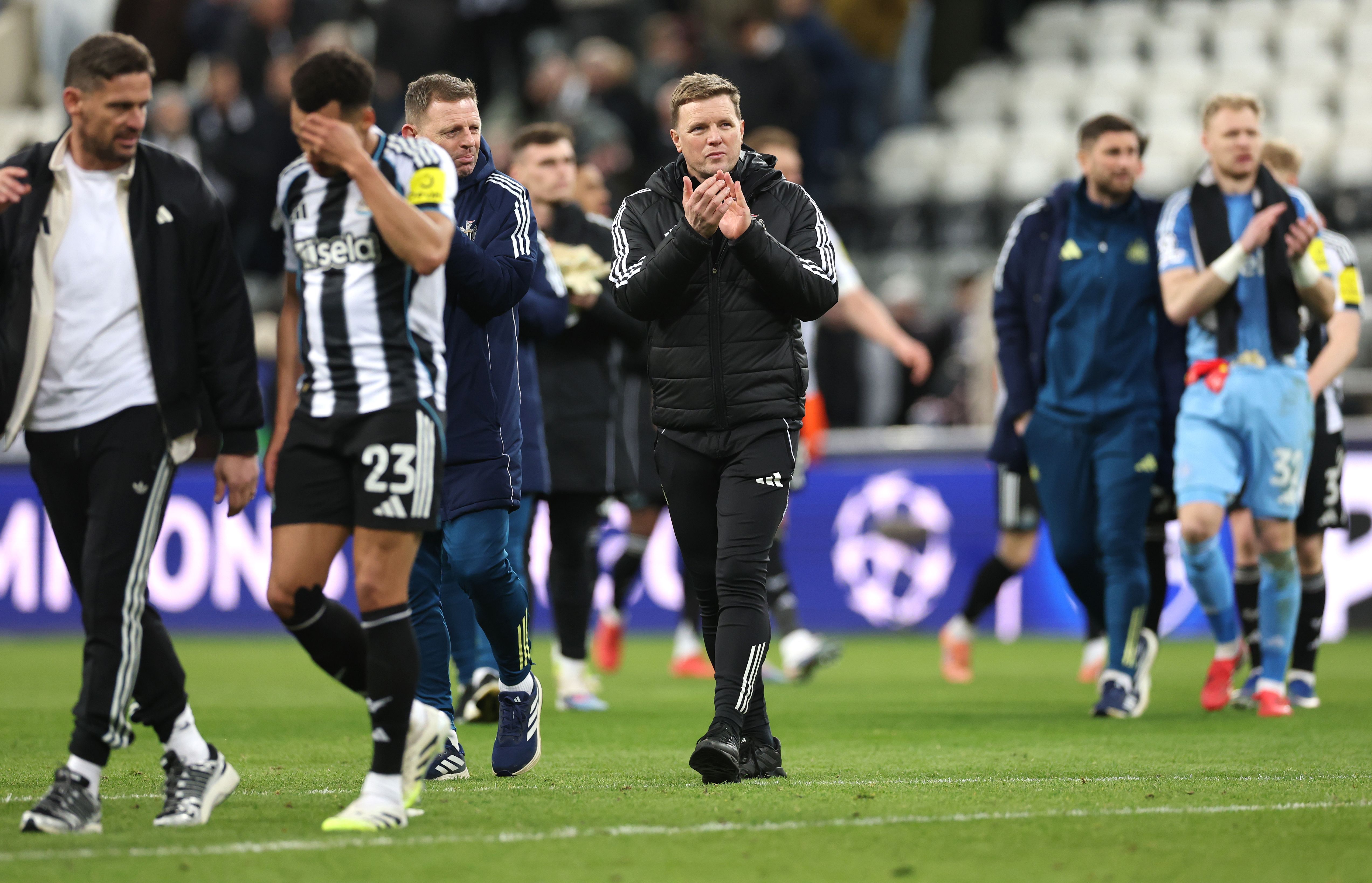 Newcastle United FC v FC Barcelona - UEFA Champions League 2025/26 Round of 16 First Leg