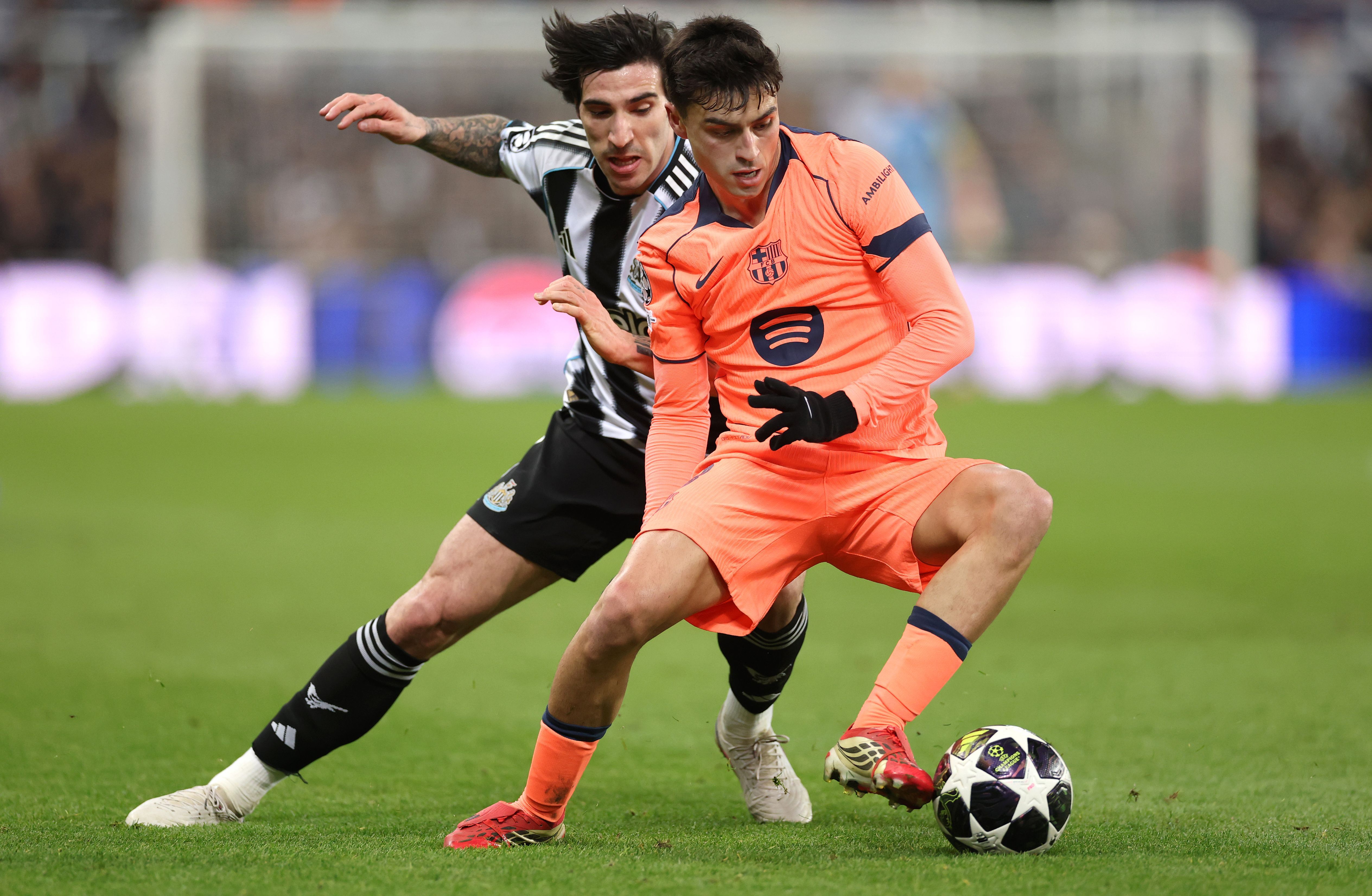 Newcastle United FC v FC Barcelona - UEFA Champions League 2025/26 Round of 16 First Leg
