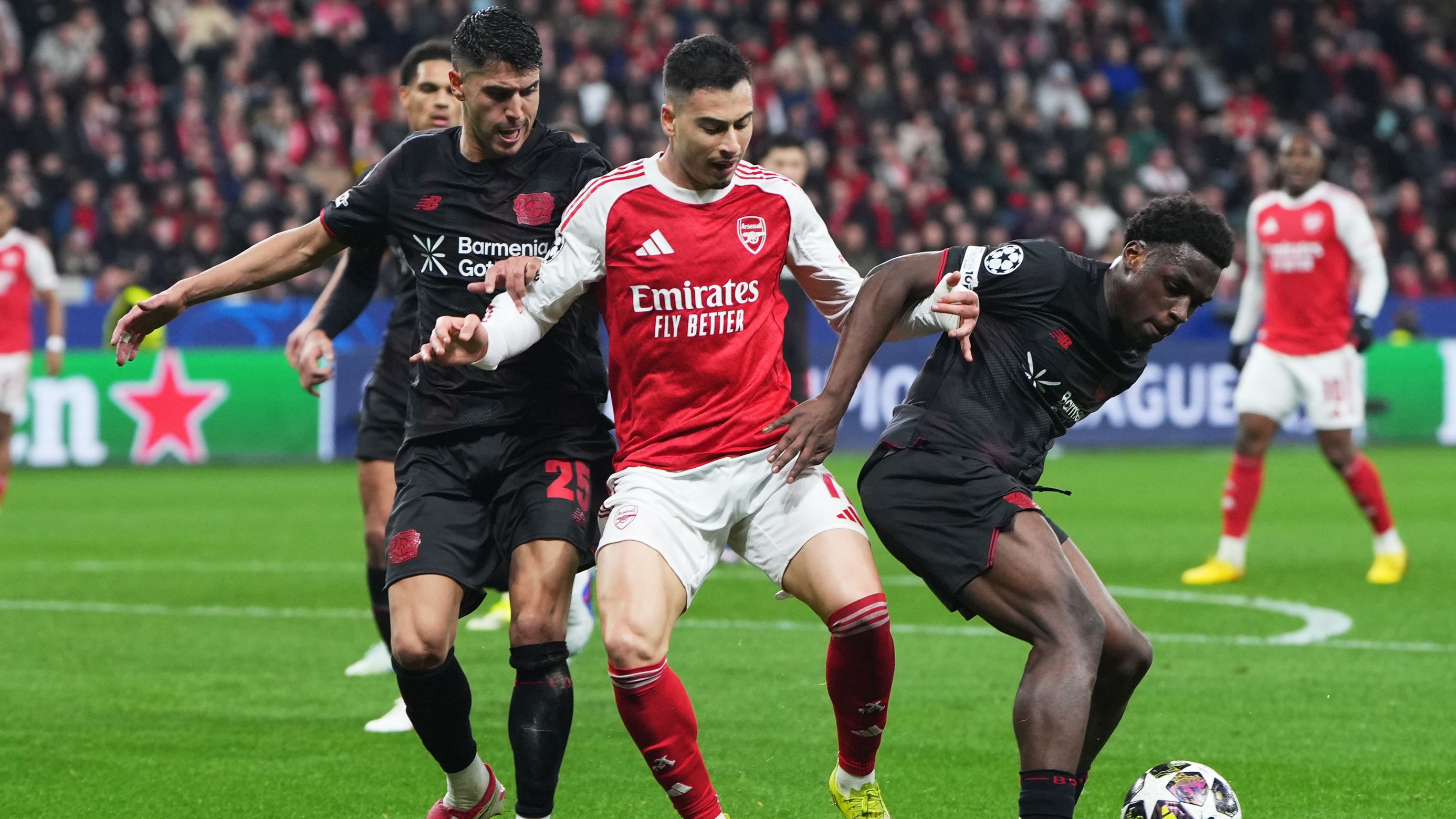 Bayer 04 Leverkusen v Arsenal FC - UEFA Champions League 2025/26 Round of 16 First Leg