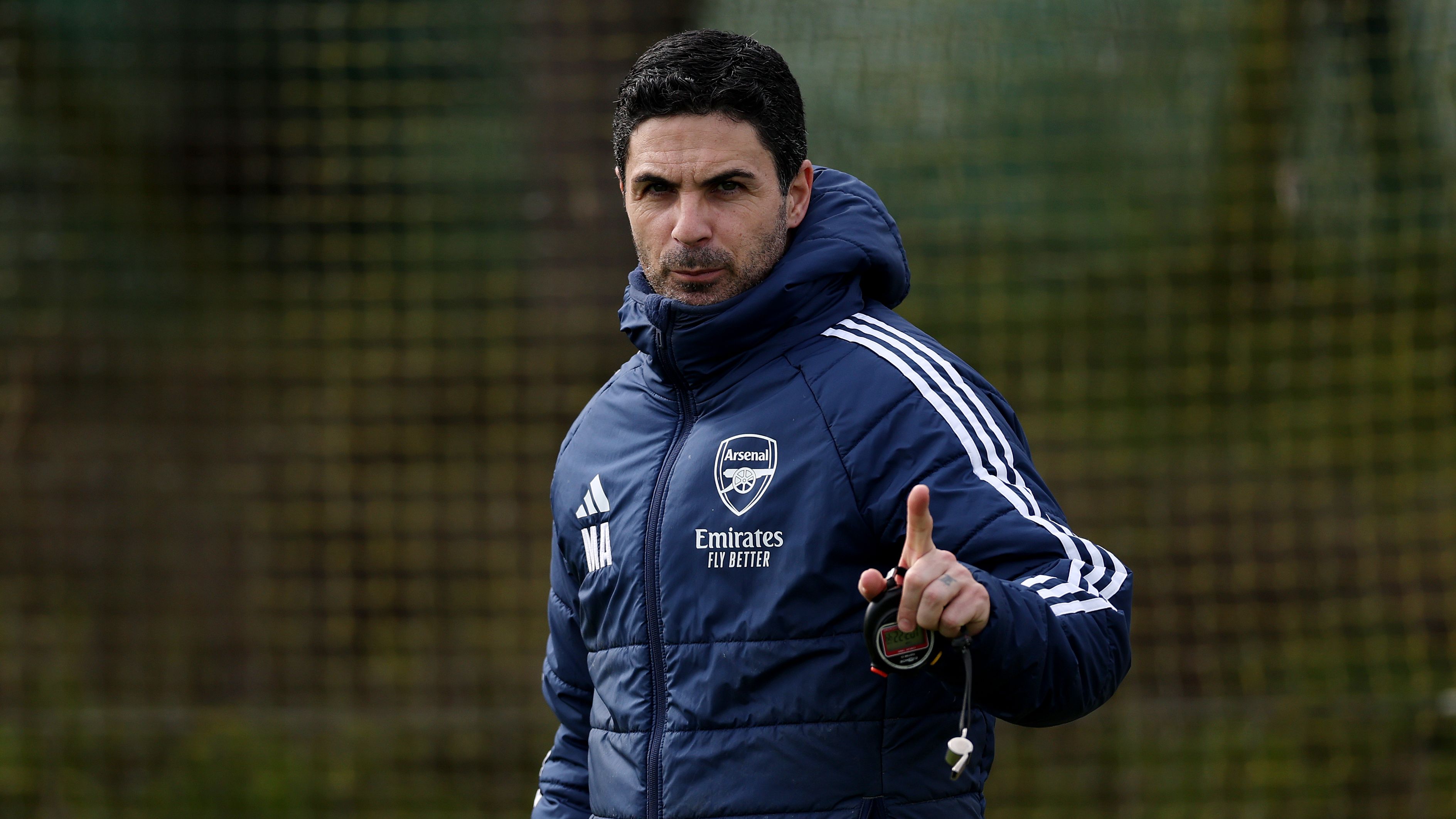 Arsenal FC Training Session And Press Conference - UEFA Champions League 2025/26 Round of 16 Second Leg