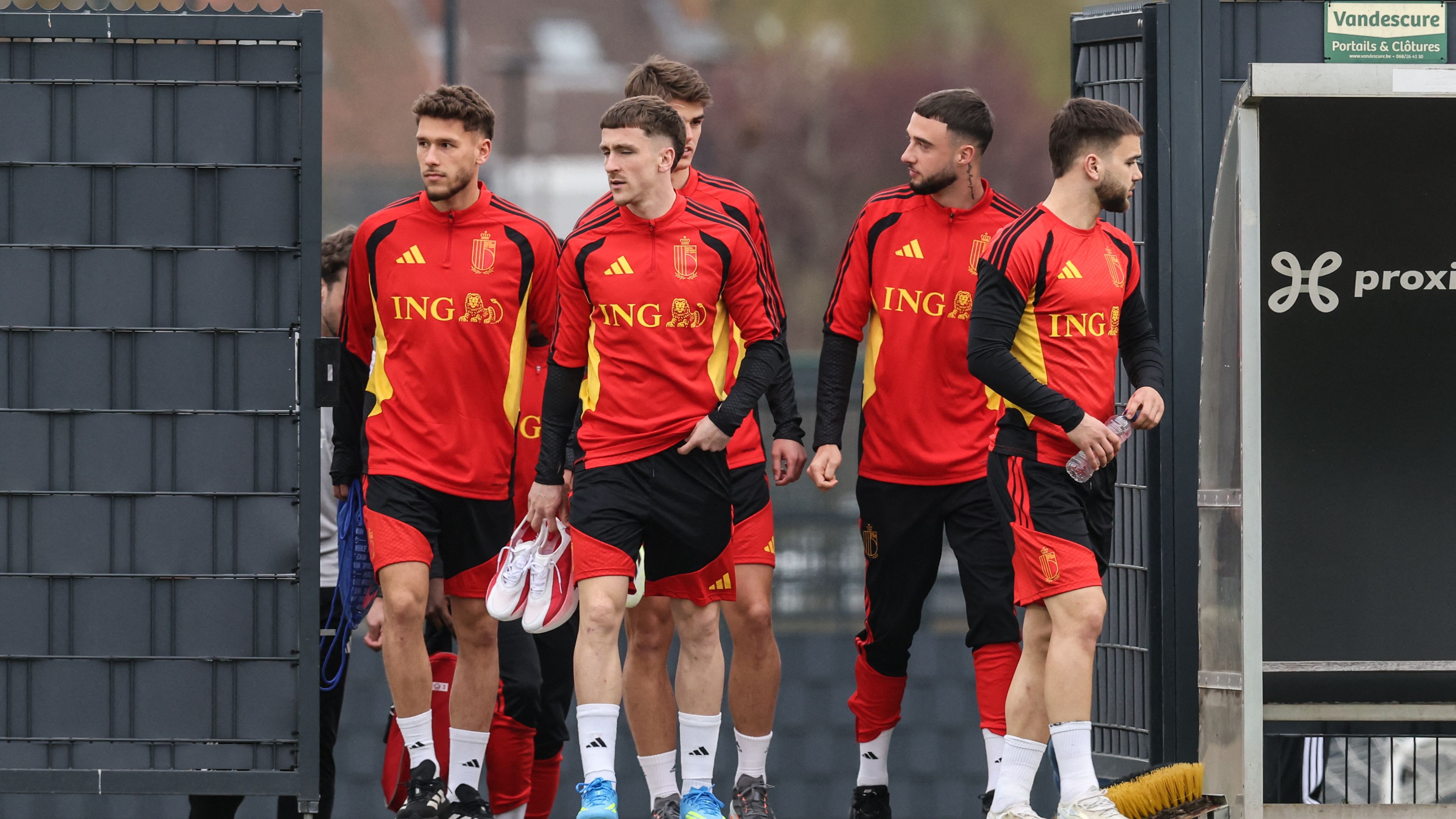 SOCCER BELGIUM RED DEVILS TRAINING
