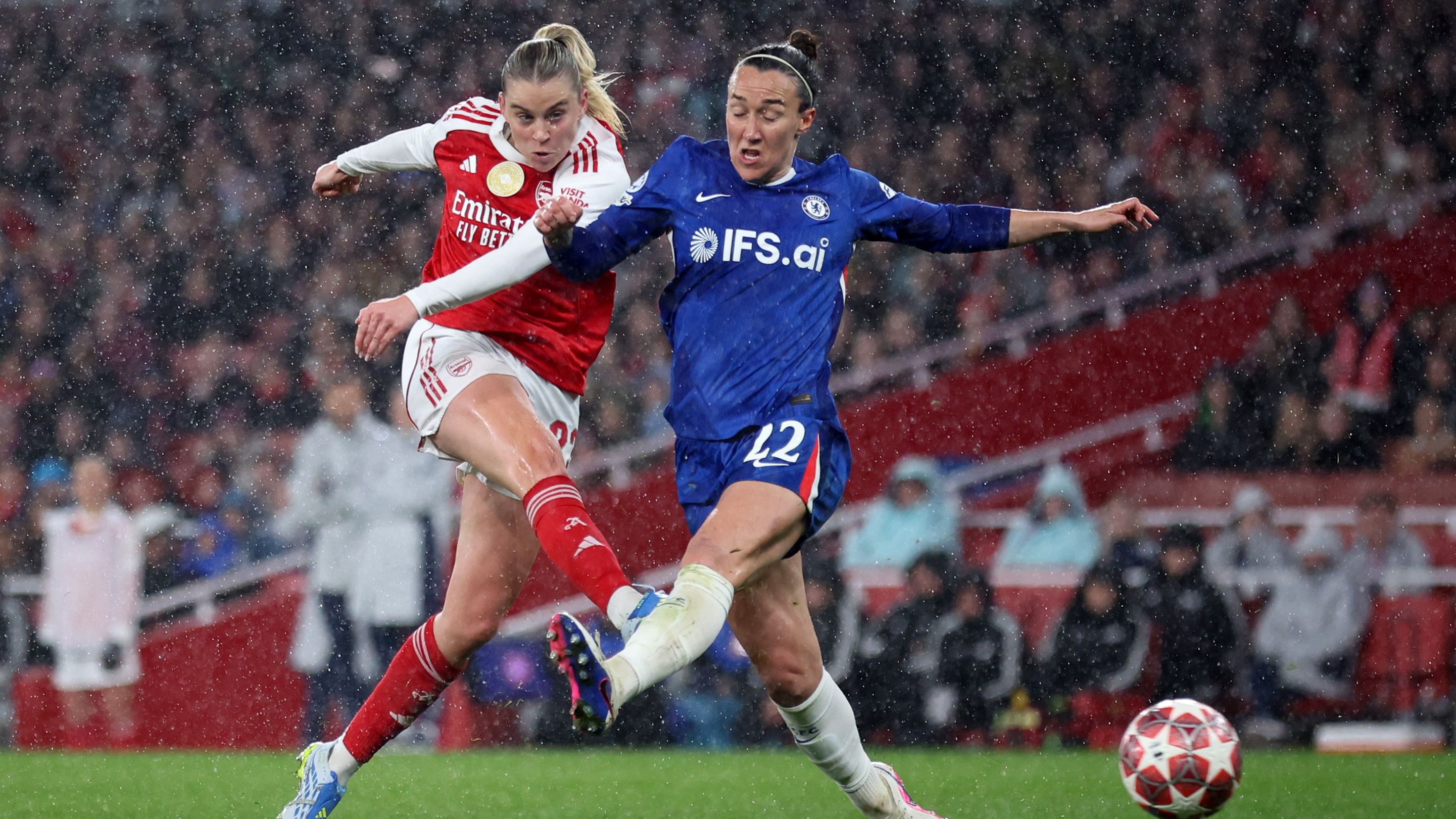 Arsenal v Chelsea - UEFA Women's Champions League 2025/26 Quarter-finals First Leg