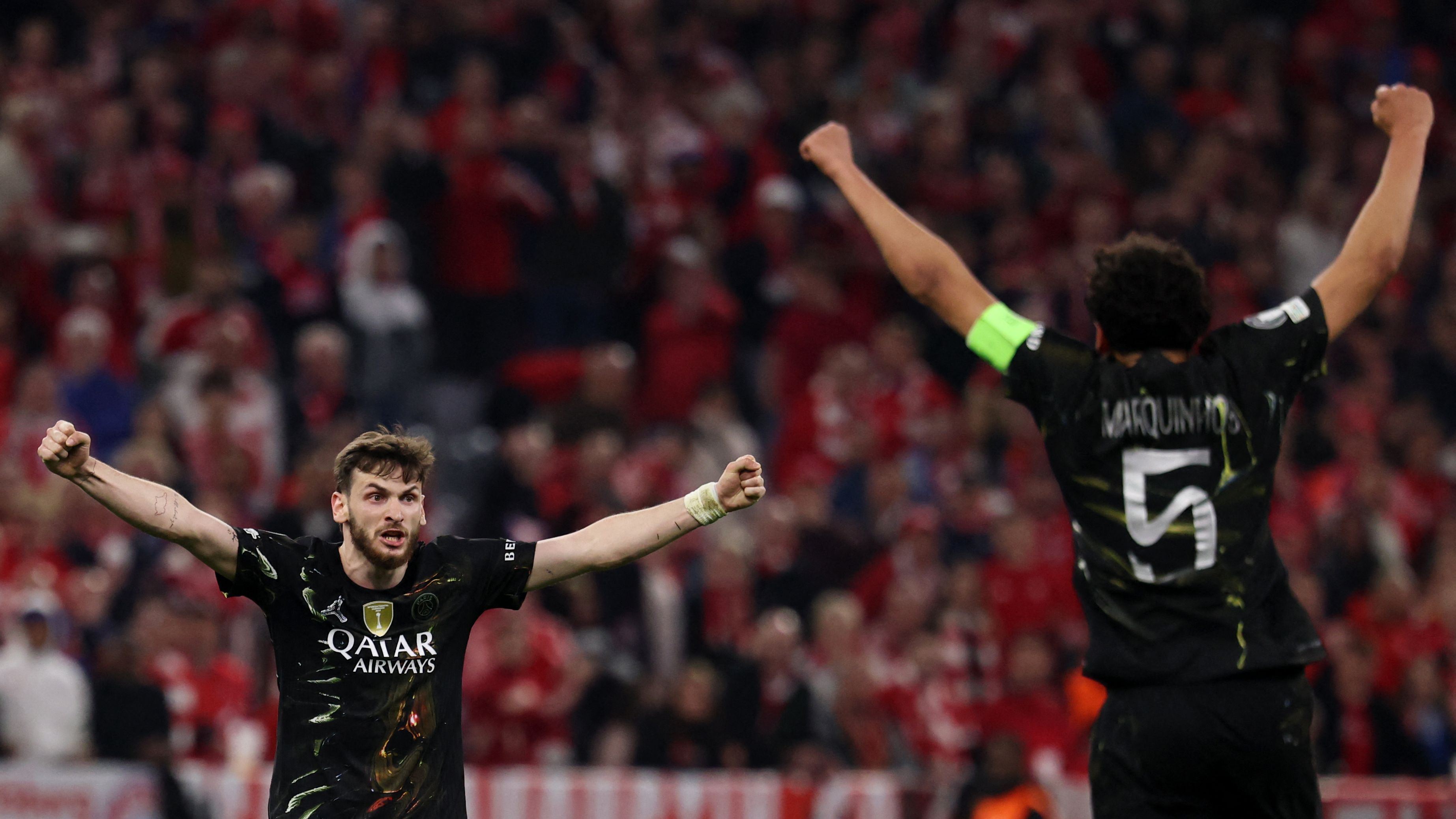 TOPSHOT-FBL-EUR-C1-BAYERN MUNICH-PSG