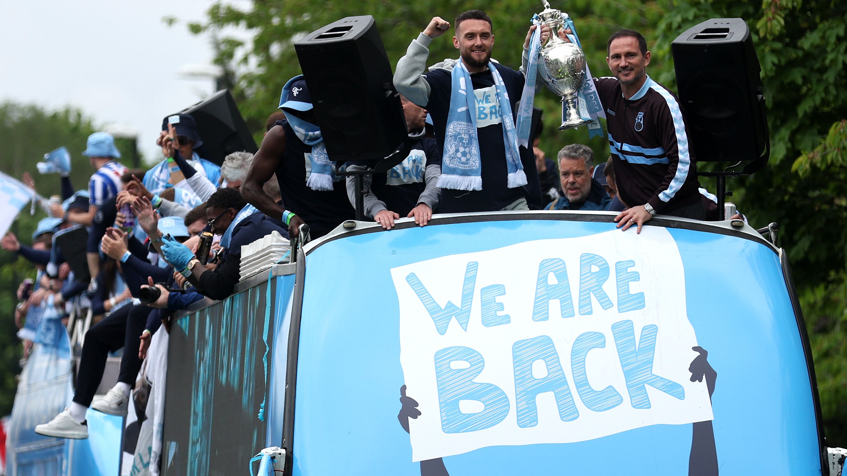 Coventry City Trophy Parade