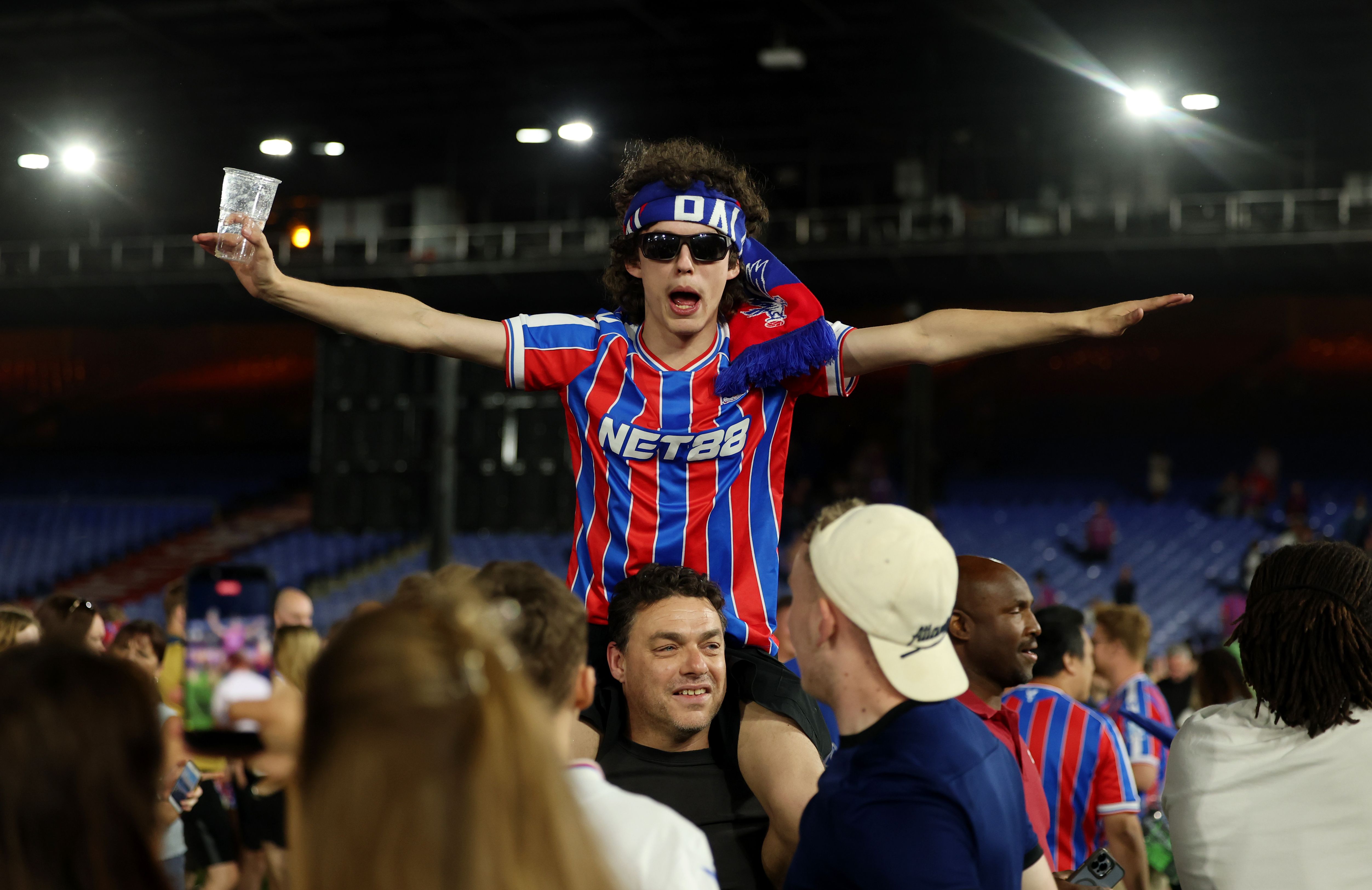 Crystal Palace Fans Watch The UEFA Conference League Final 2026