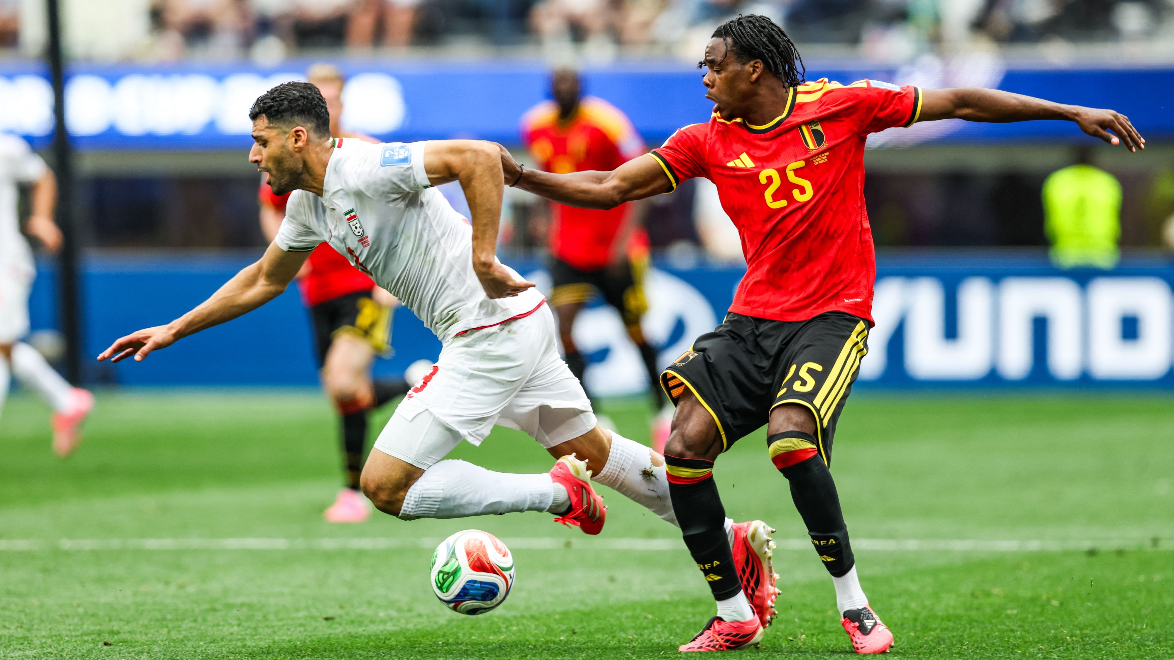 USA WC26 SOCCER D2 BELGIUM RED DEVILS VS IRAN